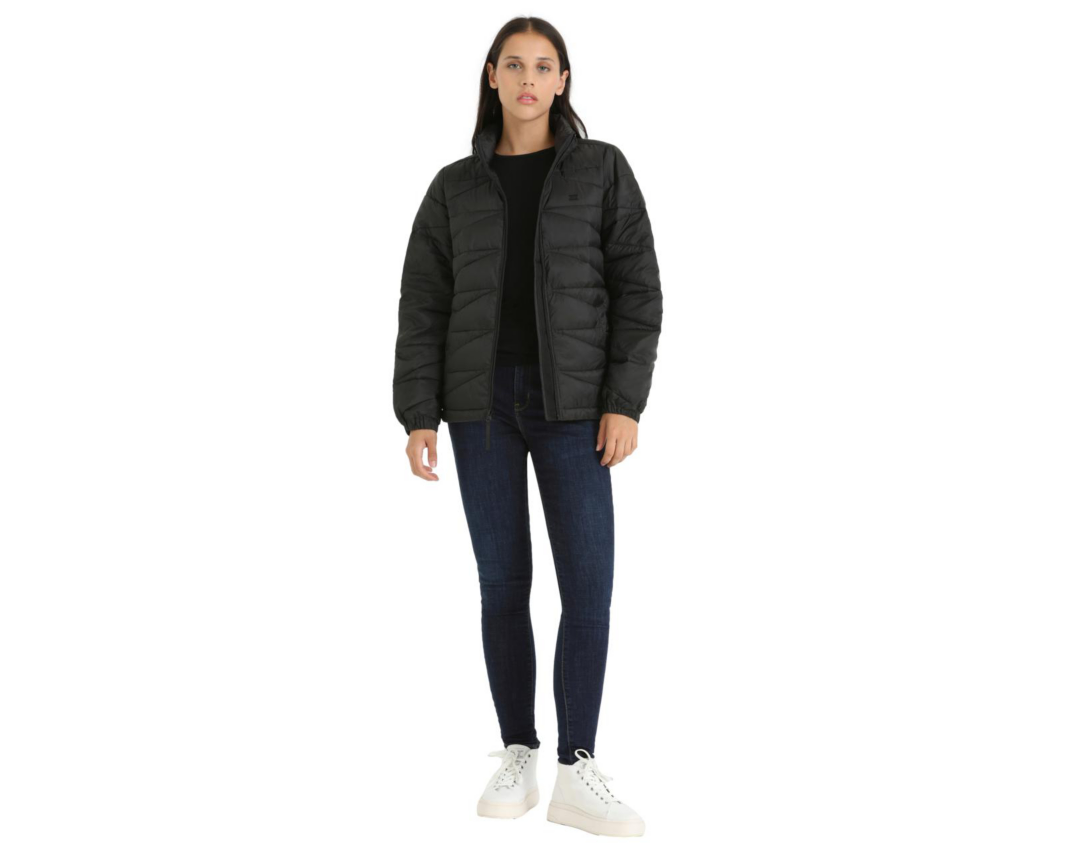 Foto 3 pulgar | Chamarra Capitonada Levi's para Mujer