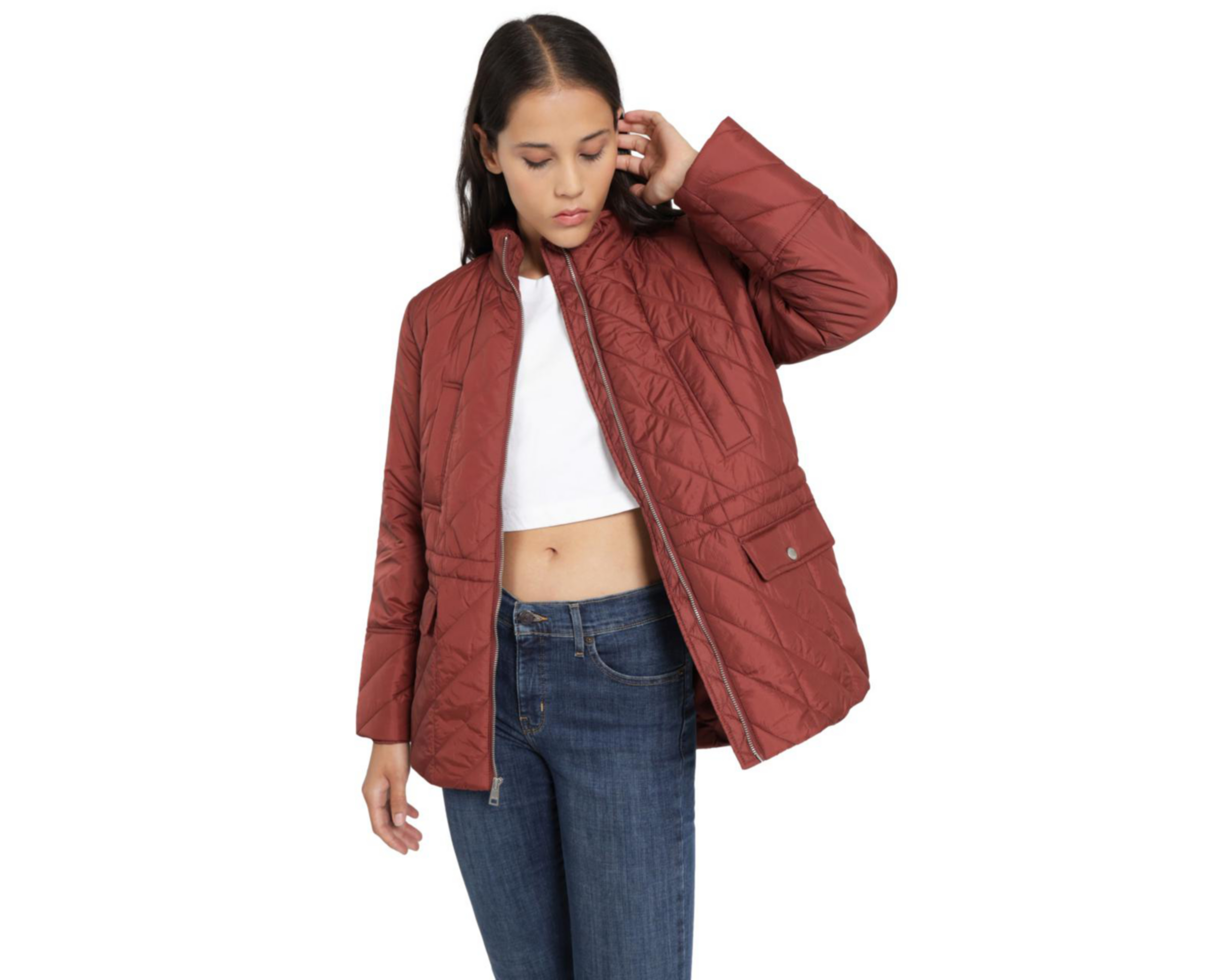 Foto 5 pulgar | Chamarra Capitonada Levi's para Mujer