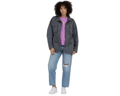 Foto 2 | Chamarra Gris Levi's para Mujer