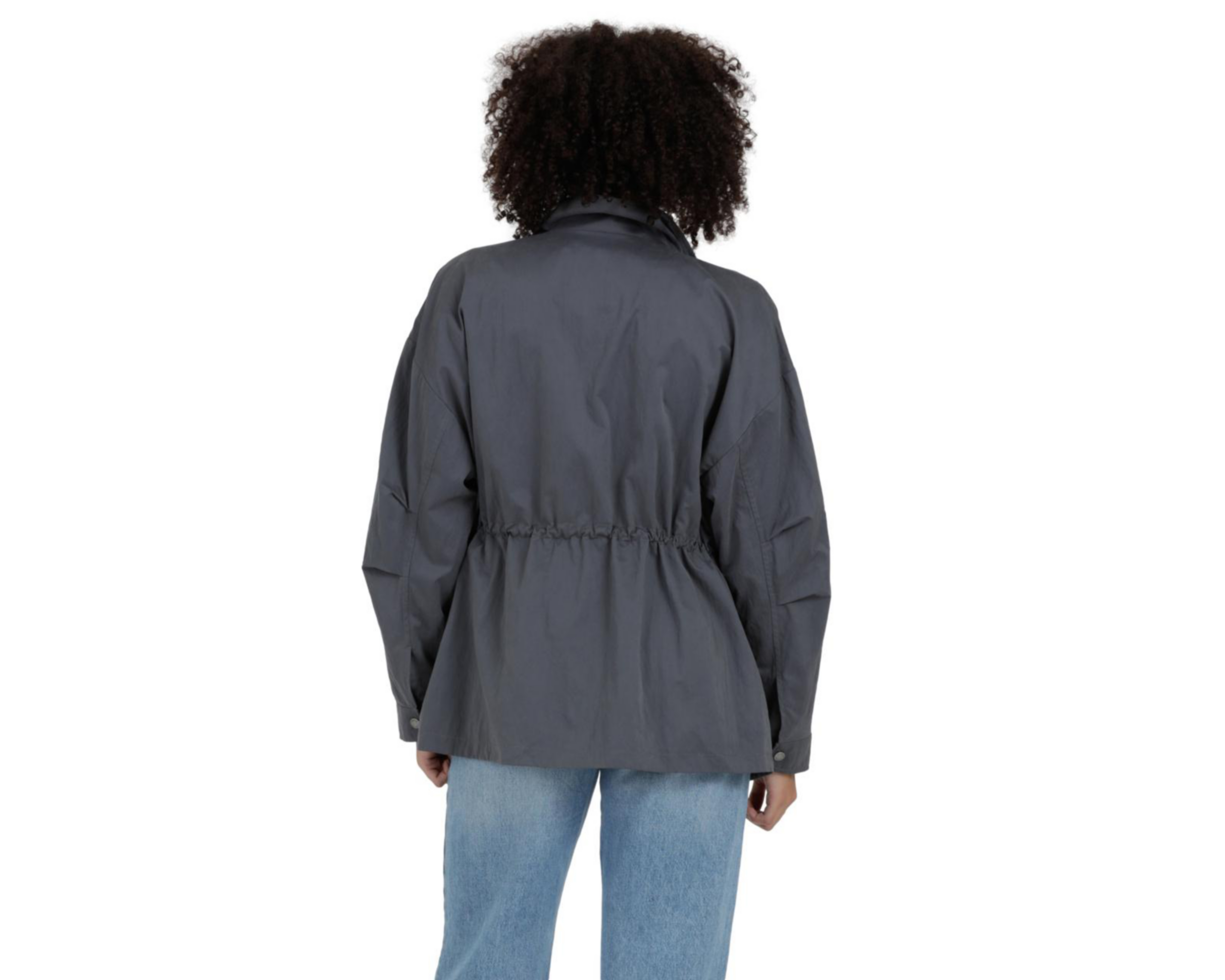 Foto 5 pulgar | Chamarra Gris Levi's para Mujer