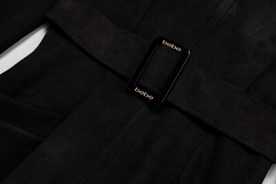 Foto 7 | Vestido Bebe de Gamuza con Cinturón