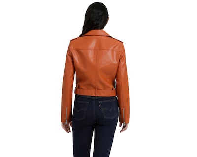 Foto 3 | Chamarra Anaranjada Levi's para Mujer