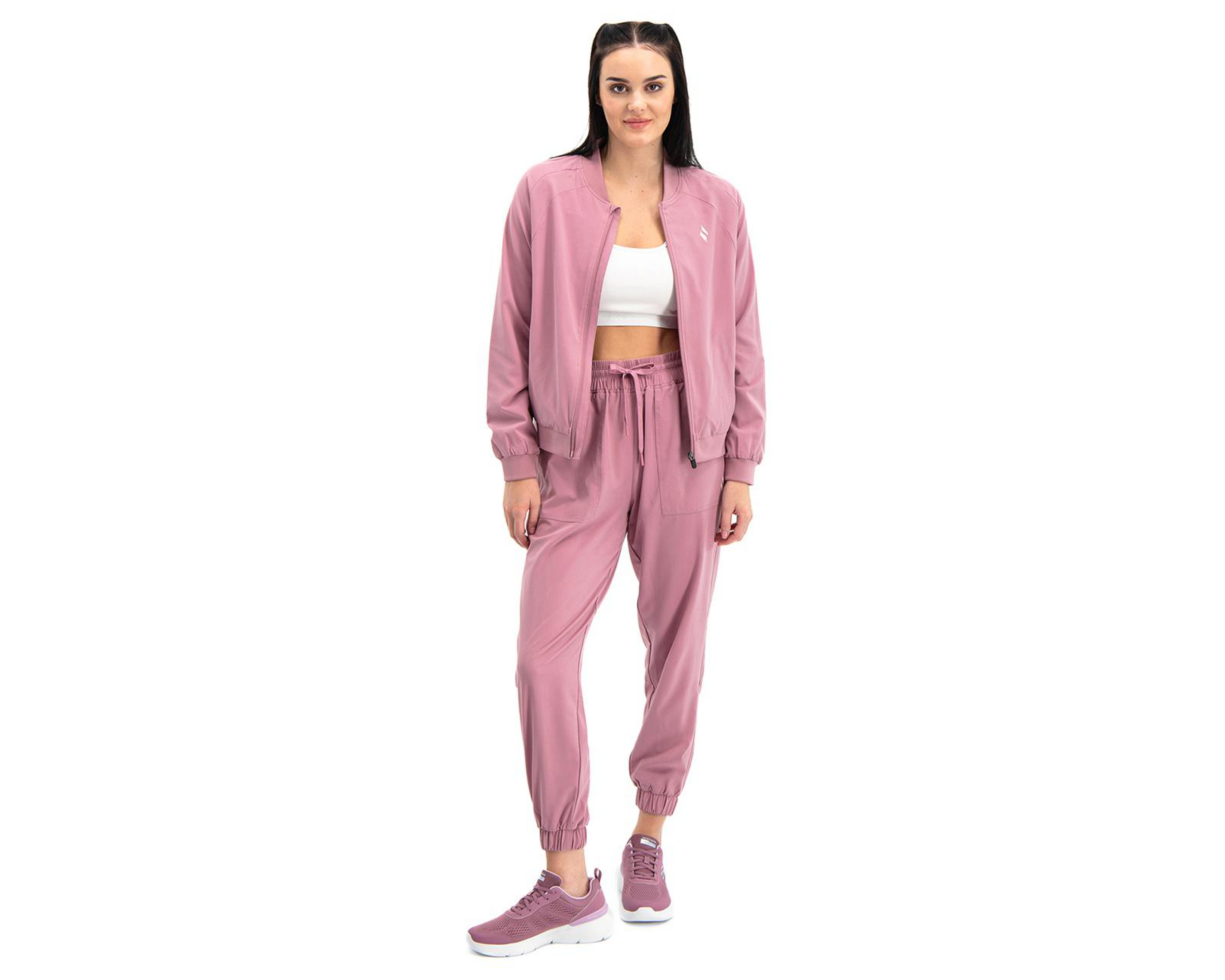 Foto 4 | Chamarra Skechers con Capucha para Mujer