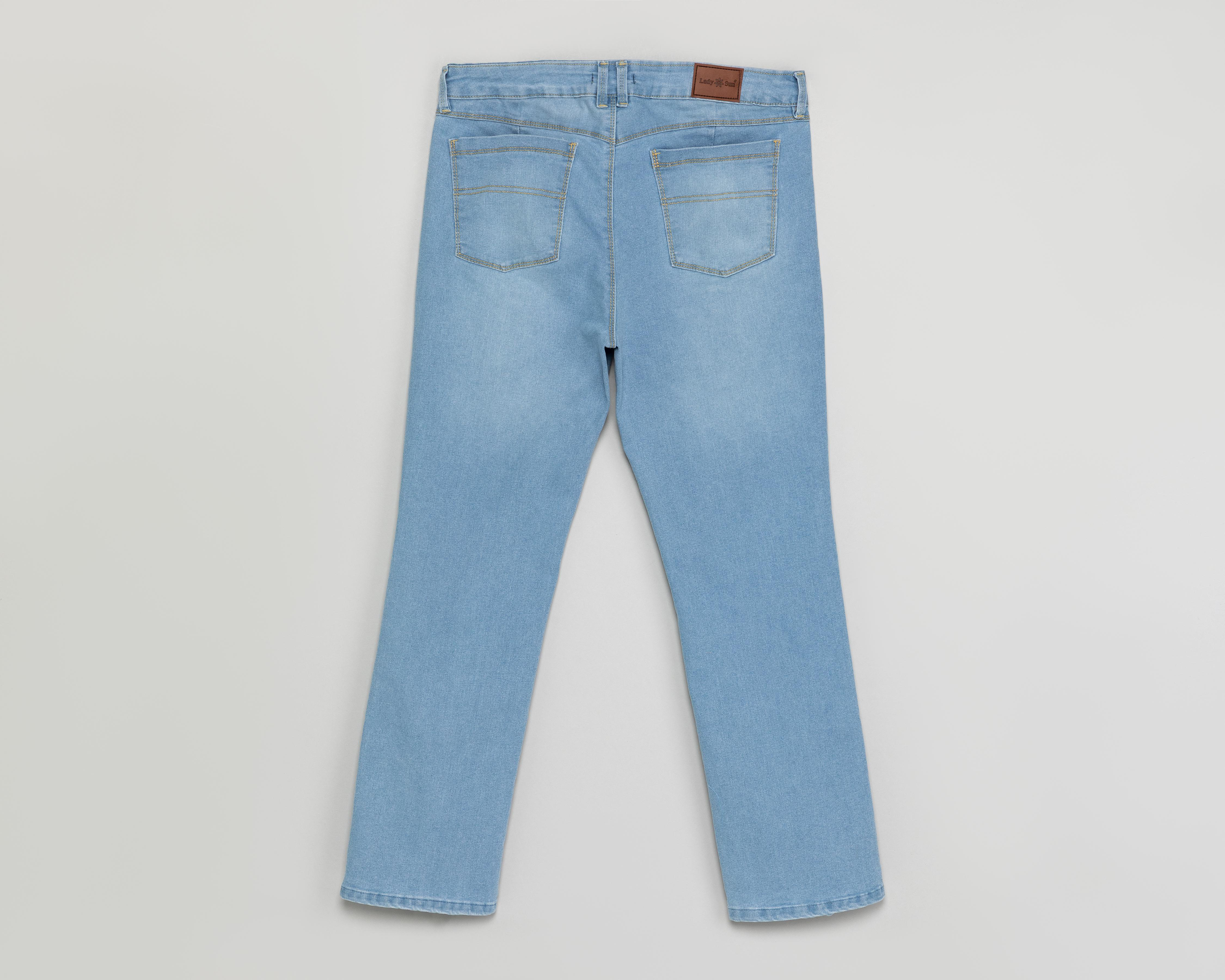 Foto 3 pulgar | Jeans Recto Lady Sun para Mujer