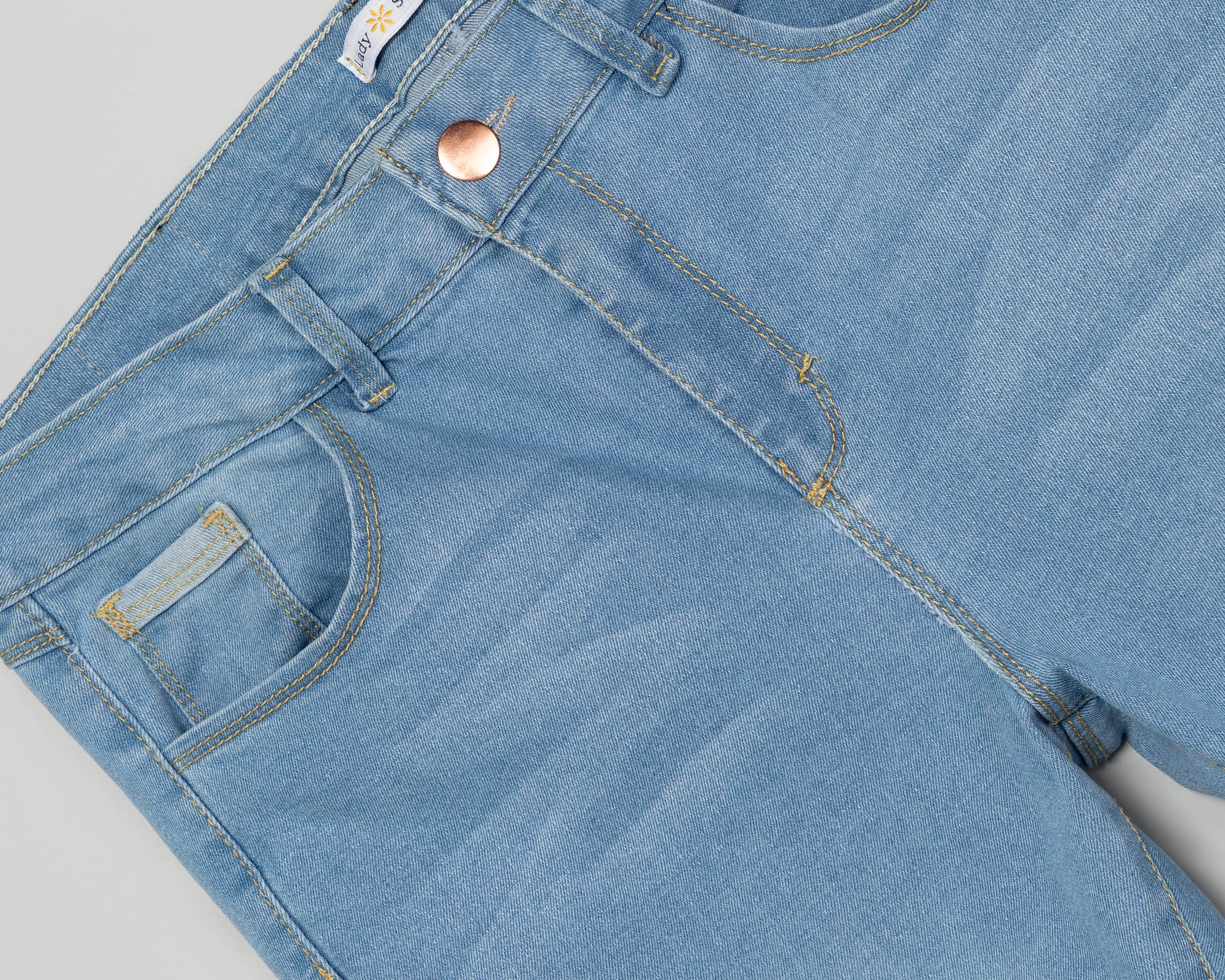 Foto 4 pulgar | Jeans Recto Lady Sun para Mujer