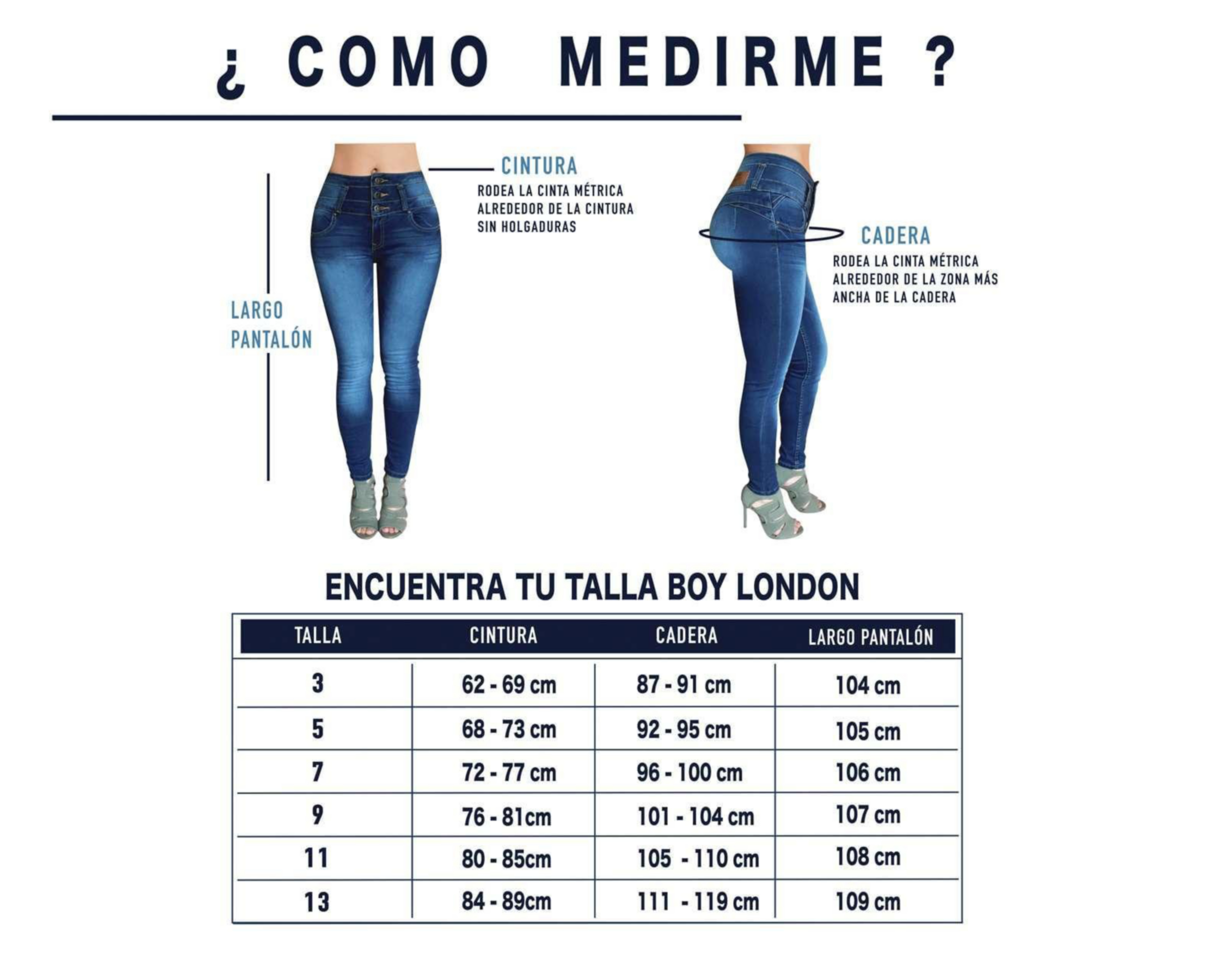 Foto 6 pulgar | Jeans Skinny Boy London para Mujer