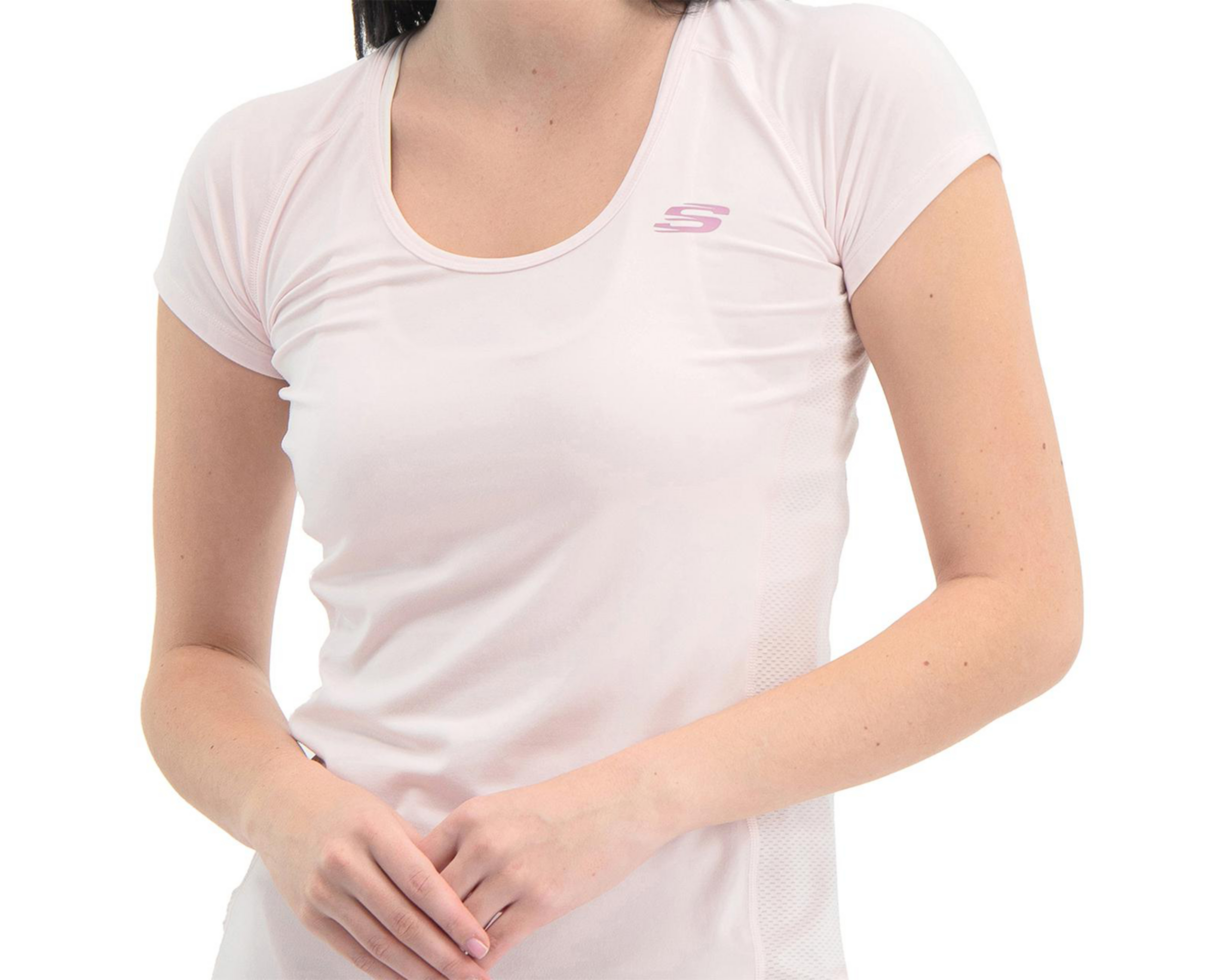 Foto 4 pulgar | Playera Skechers de Entrenamiento para Mujer