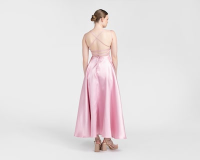 Foto 3 | Vestido de Noche Sienteme Rosa con Lentejuelas Largo para Mujer