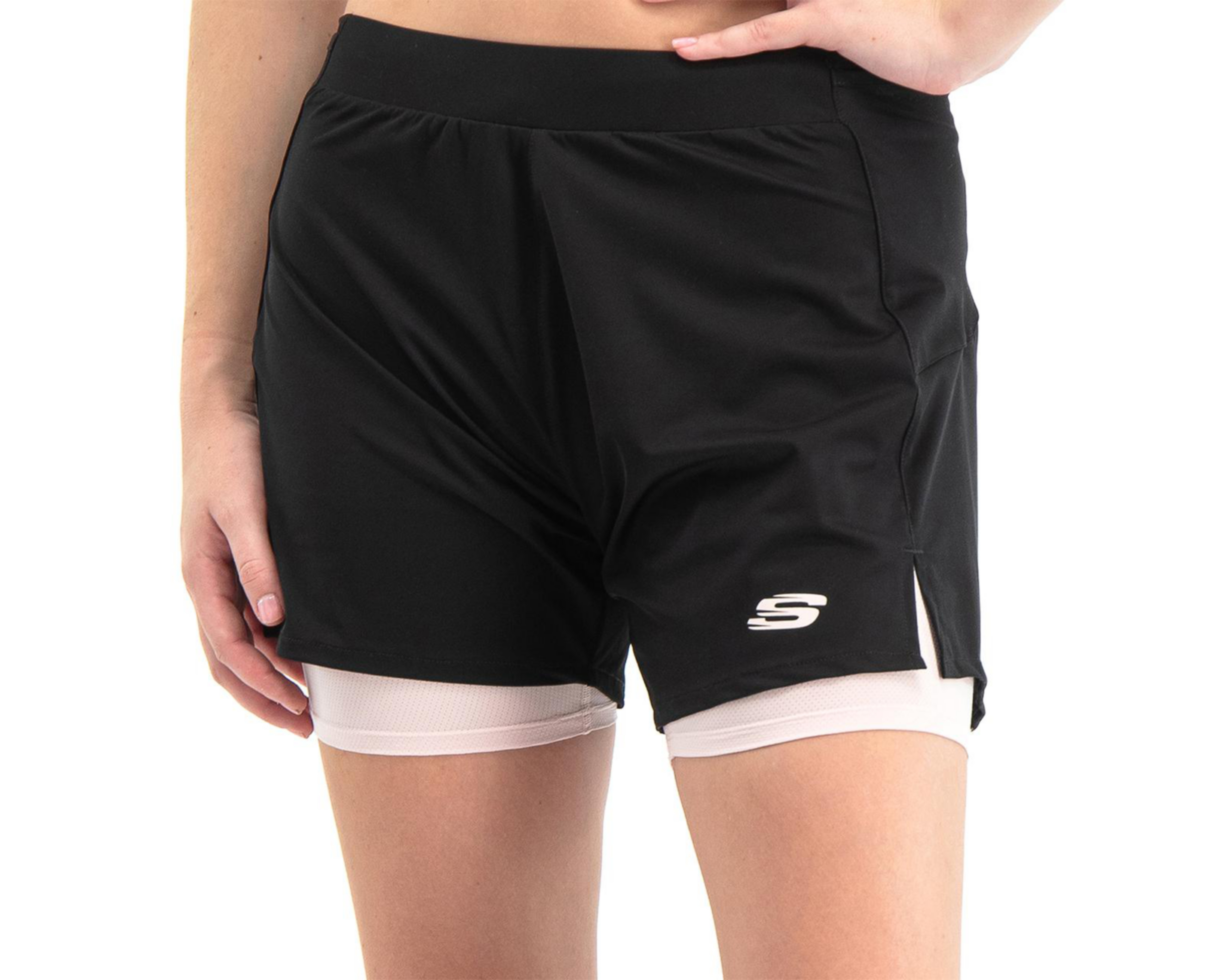 Foto 4 pulgar | Short Skechers de Entrenamiento para Mujer