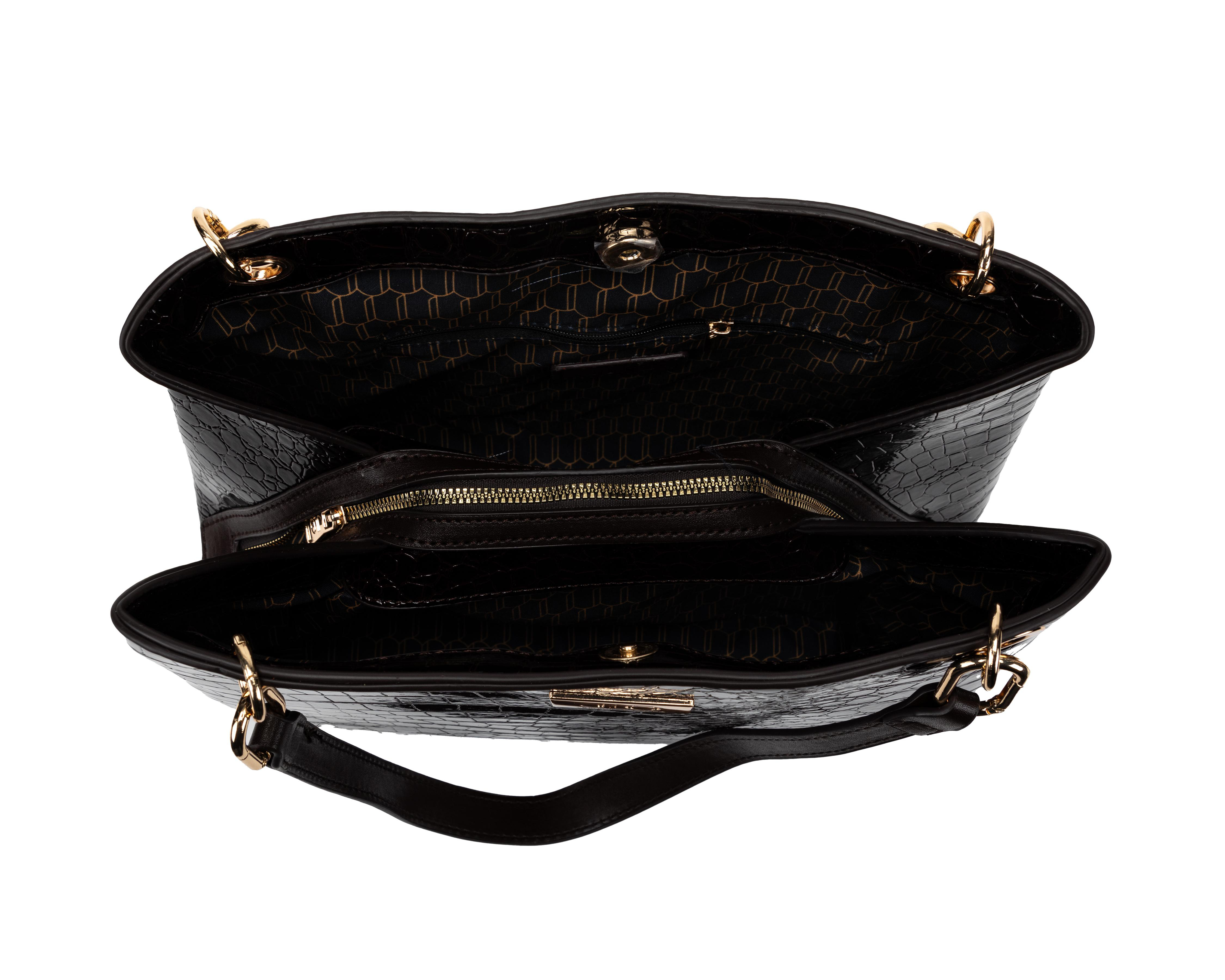 Foto 4 | Bolsa de Mano Jennifer Lopez Café