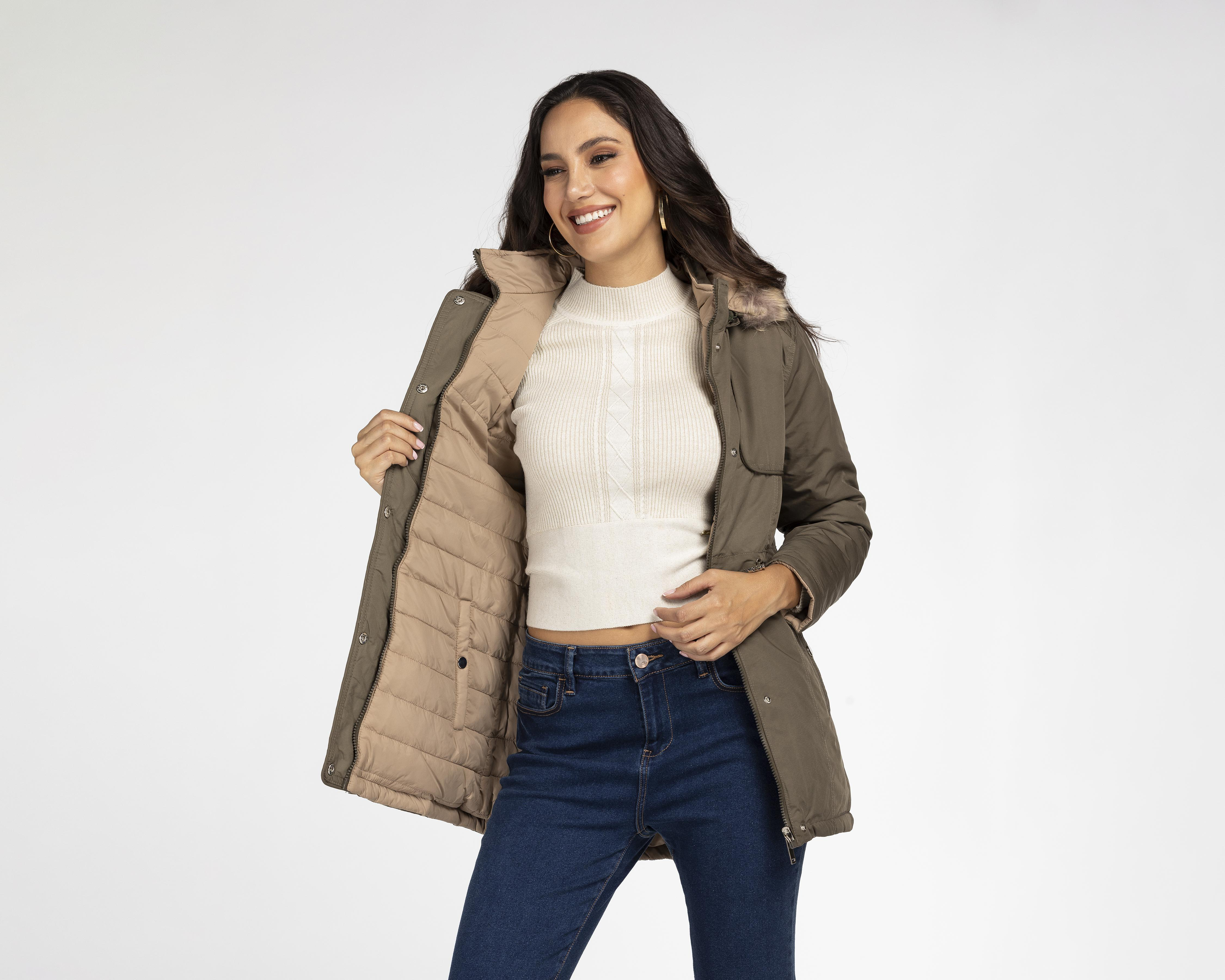 Foto 5 | Chamarra Reversible Greenlander para Mujer