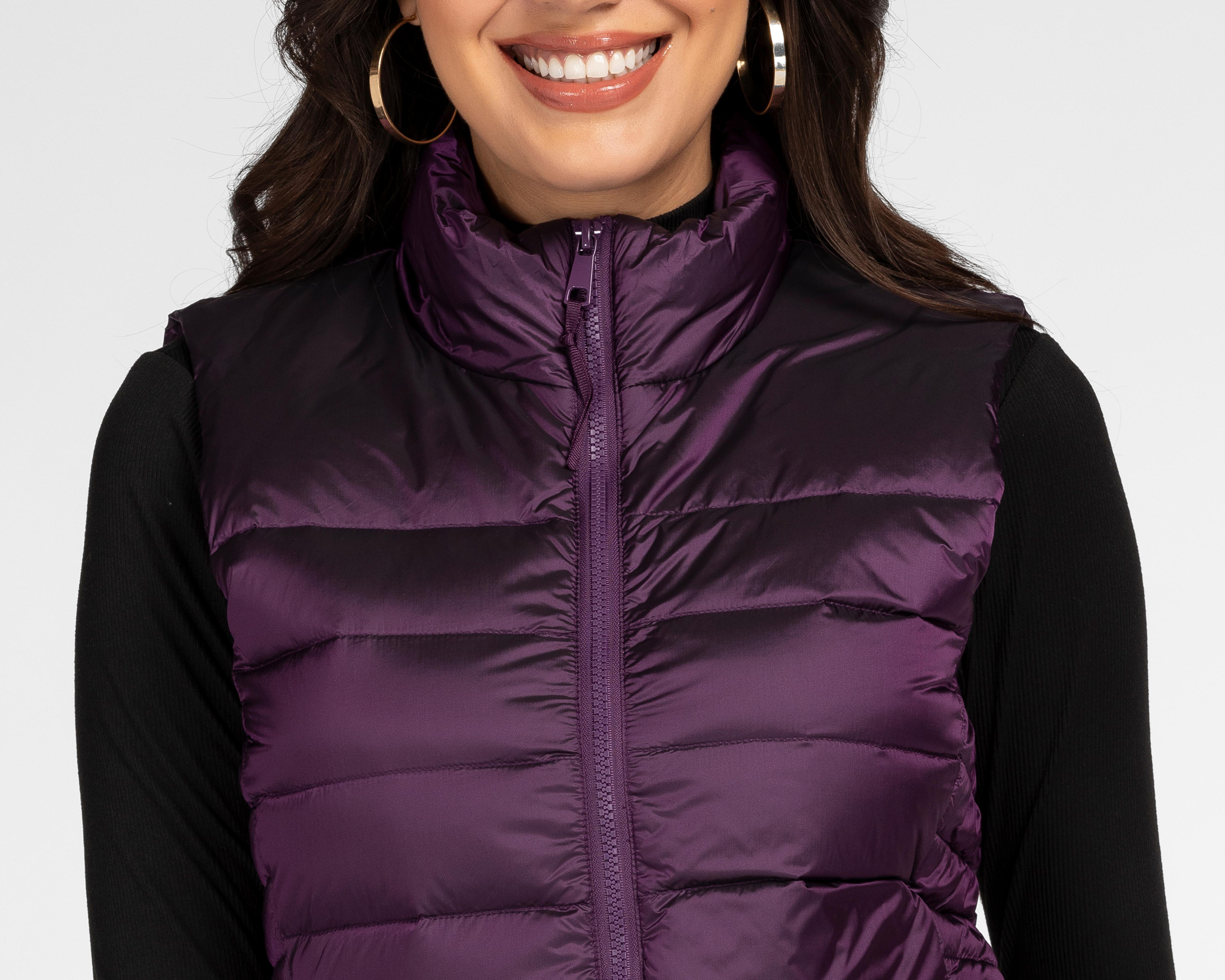 Foto 5 pulgar | Chaleco Morado Greenlander para Mujer