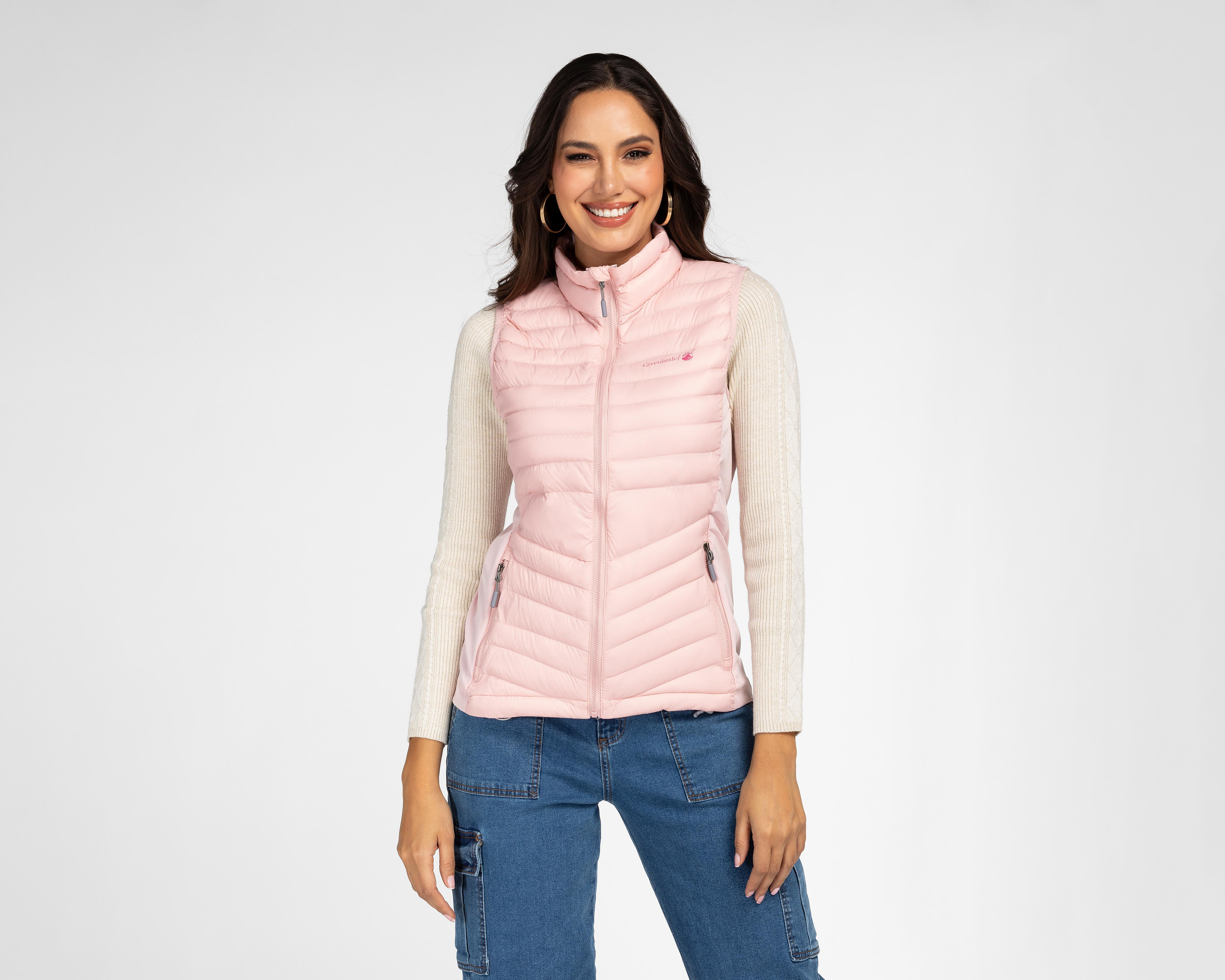 Foto 1 | Chaleco Rosa Greenlander para Mujer