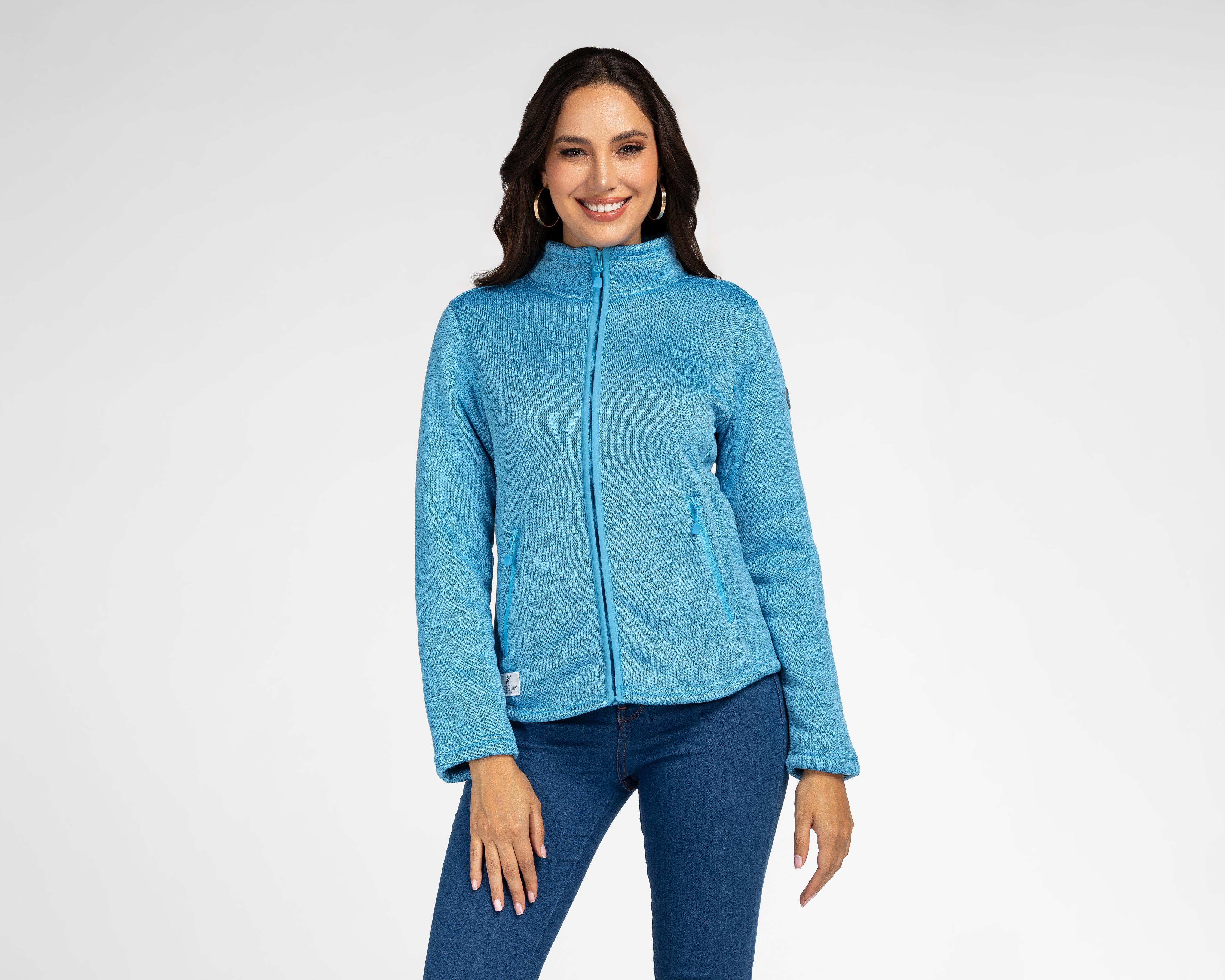 Chamarra Azul Greenlander para Mujer