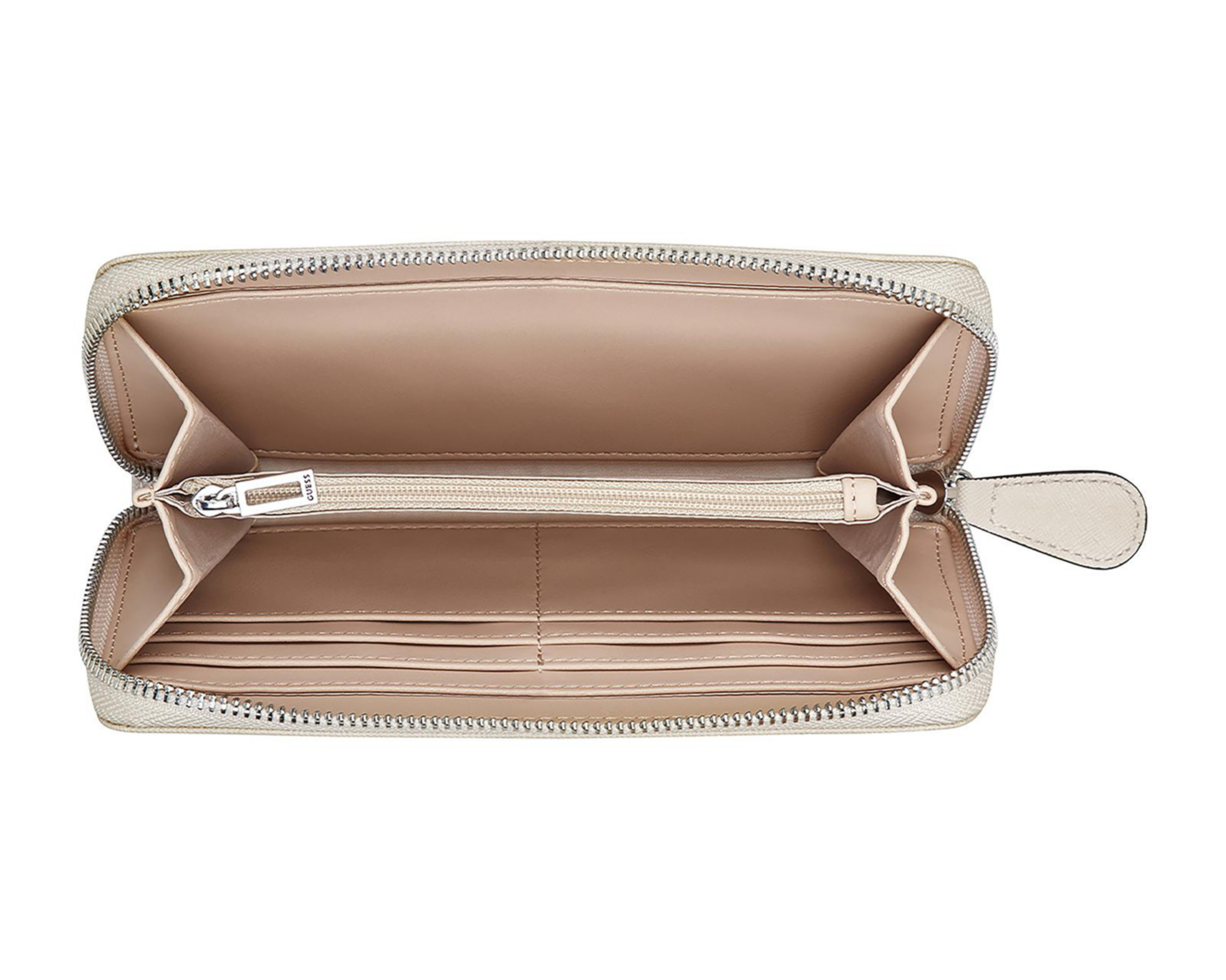 Foto 5 pulgar | Cartera para Mujer Guess Beige