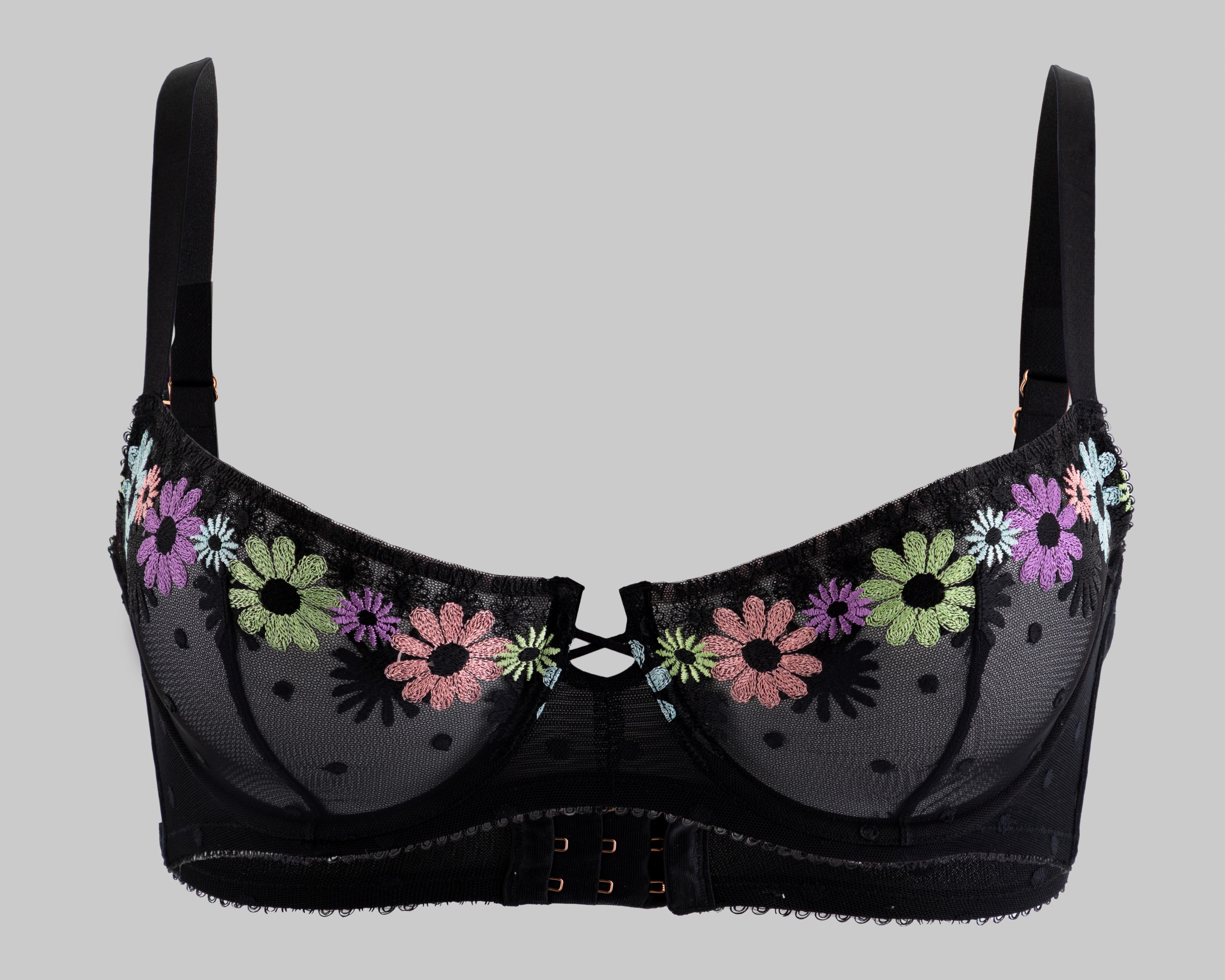 Foto 1 | Brasier Media Copa con Encaje Savage X Fenty