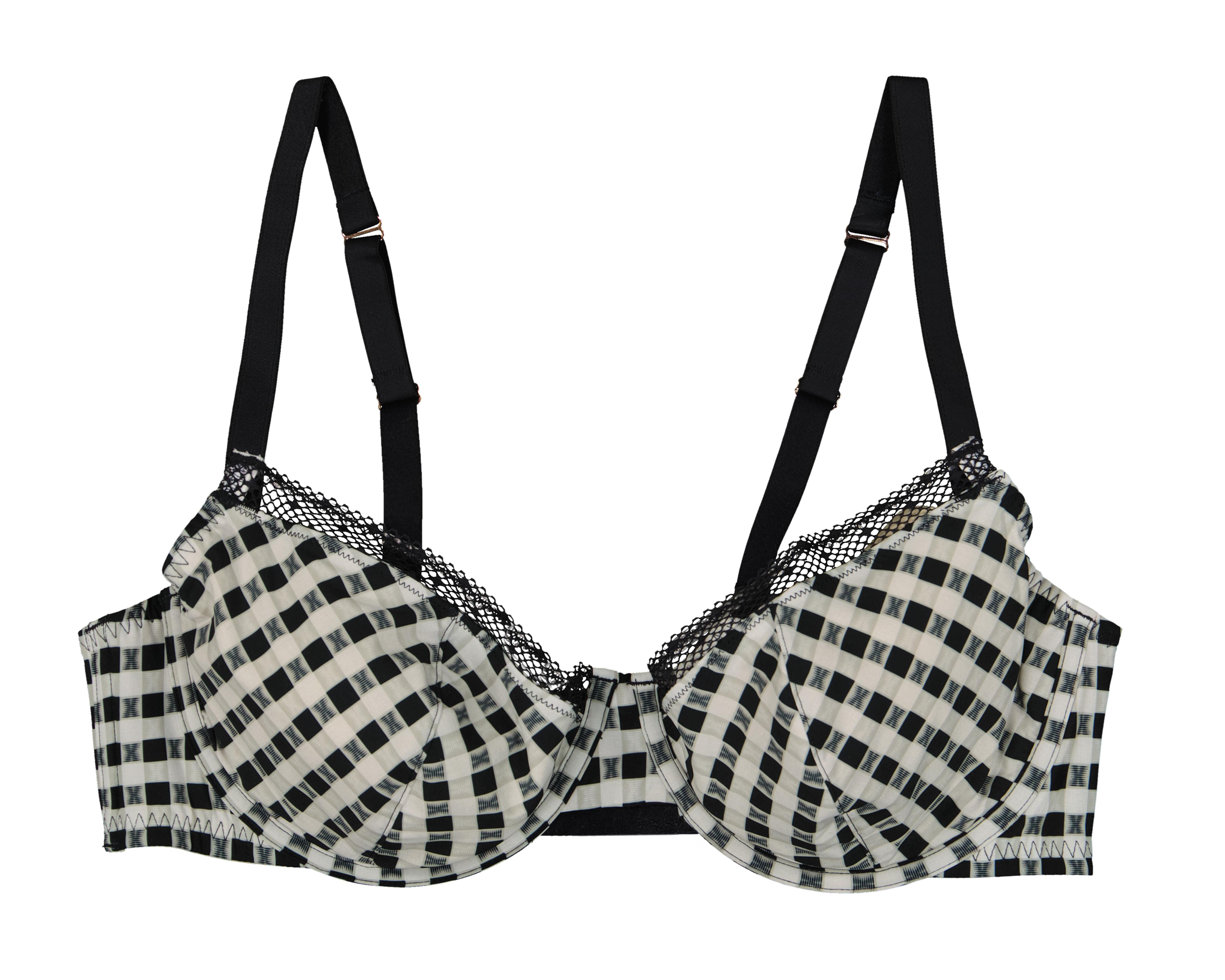 Foto 1 | Brasier de Copa Completa a Cuadros Savage x Fenty