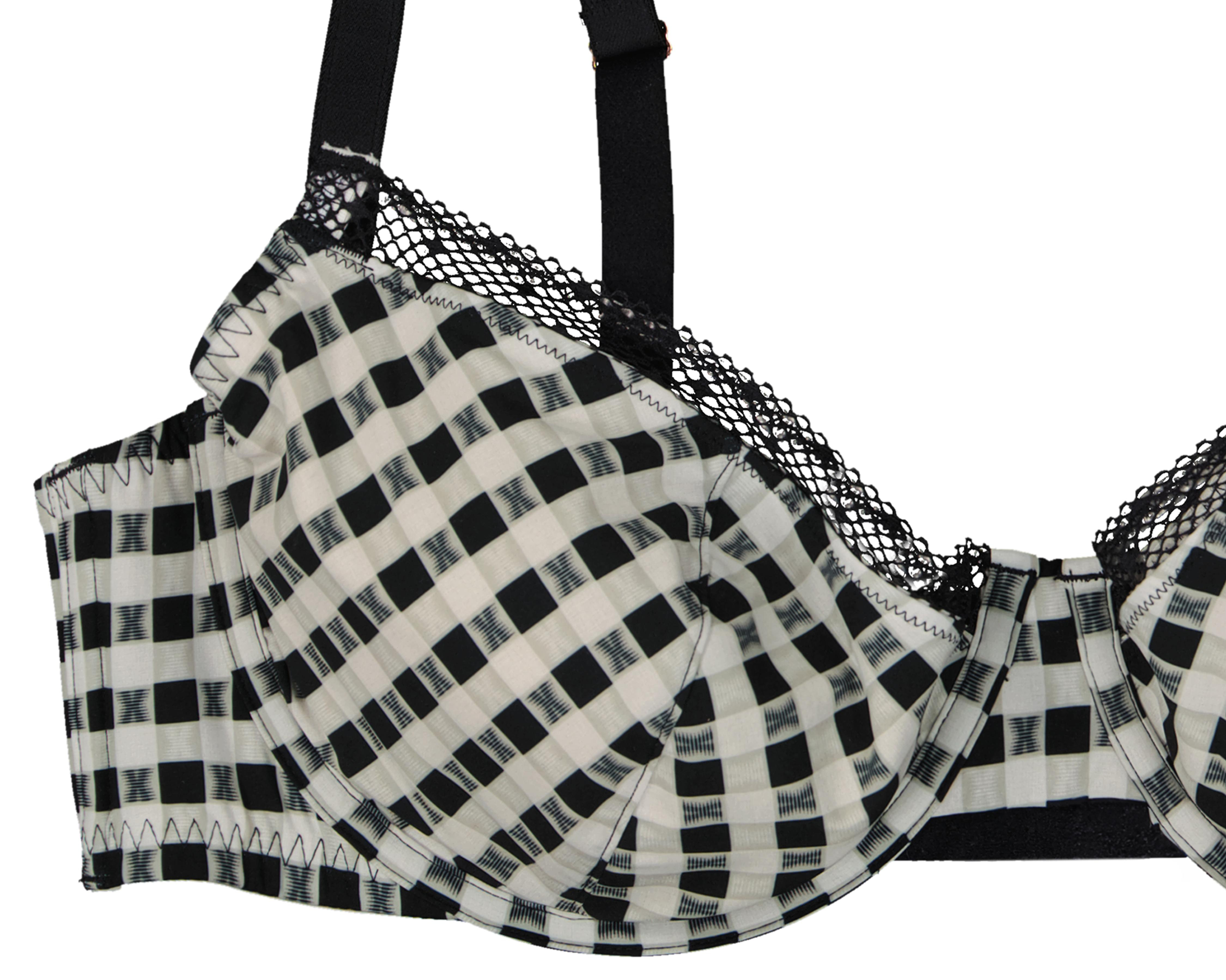 Foto 3 | Brasier de Copa Completa a Cuadros Savage x Fenty