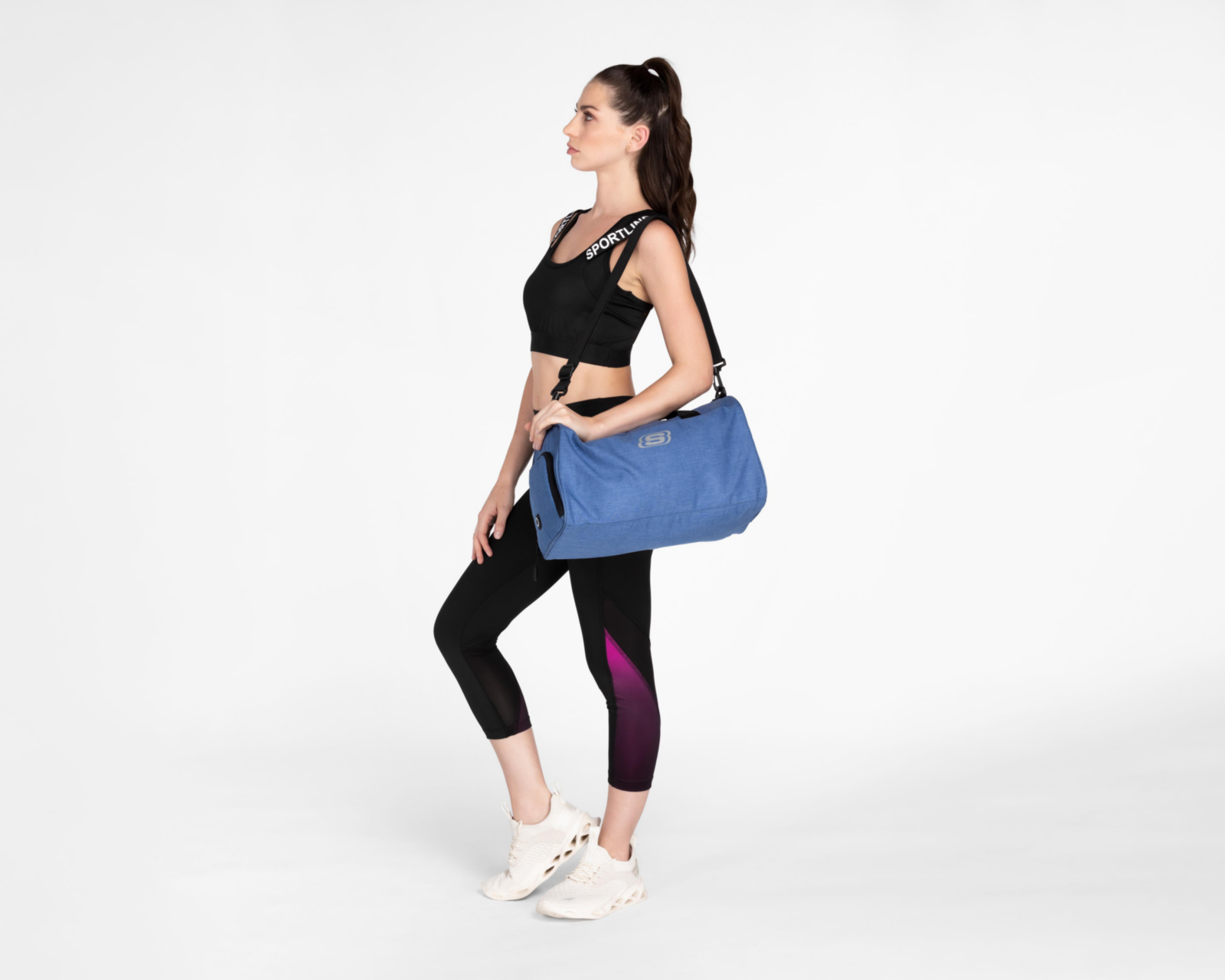 Foto 7 pulgar | Maleta Deportiva Skechers Azul
