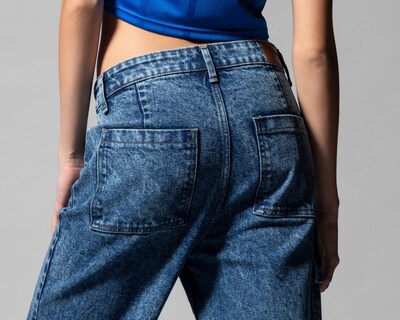 Foto 5 | Jeans Mom Thinner para Mujer