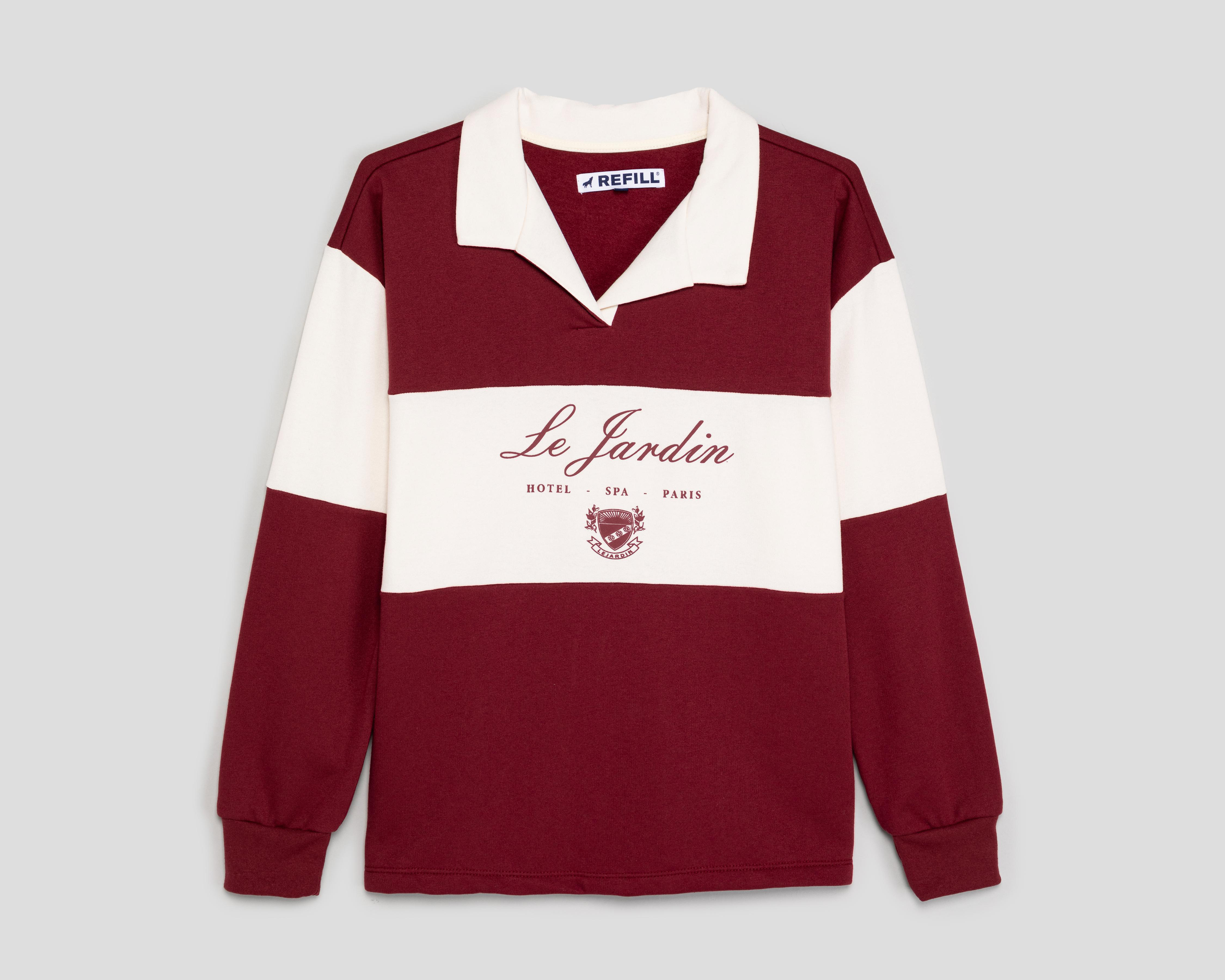 Sudadera con Cuello Polo Refill para Mujer $379