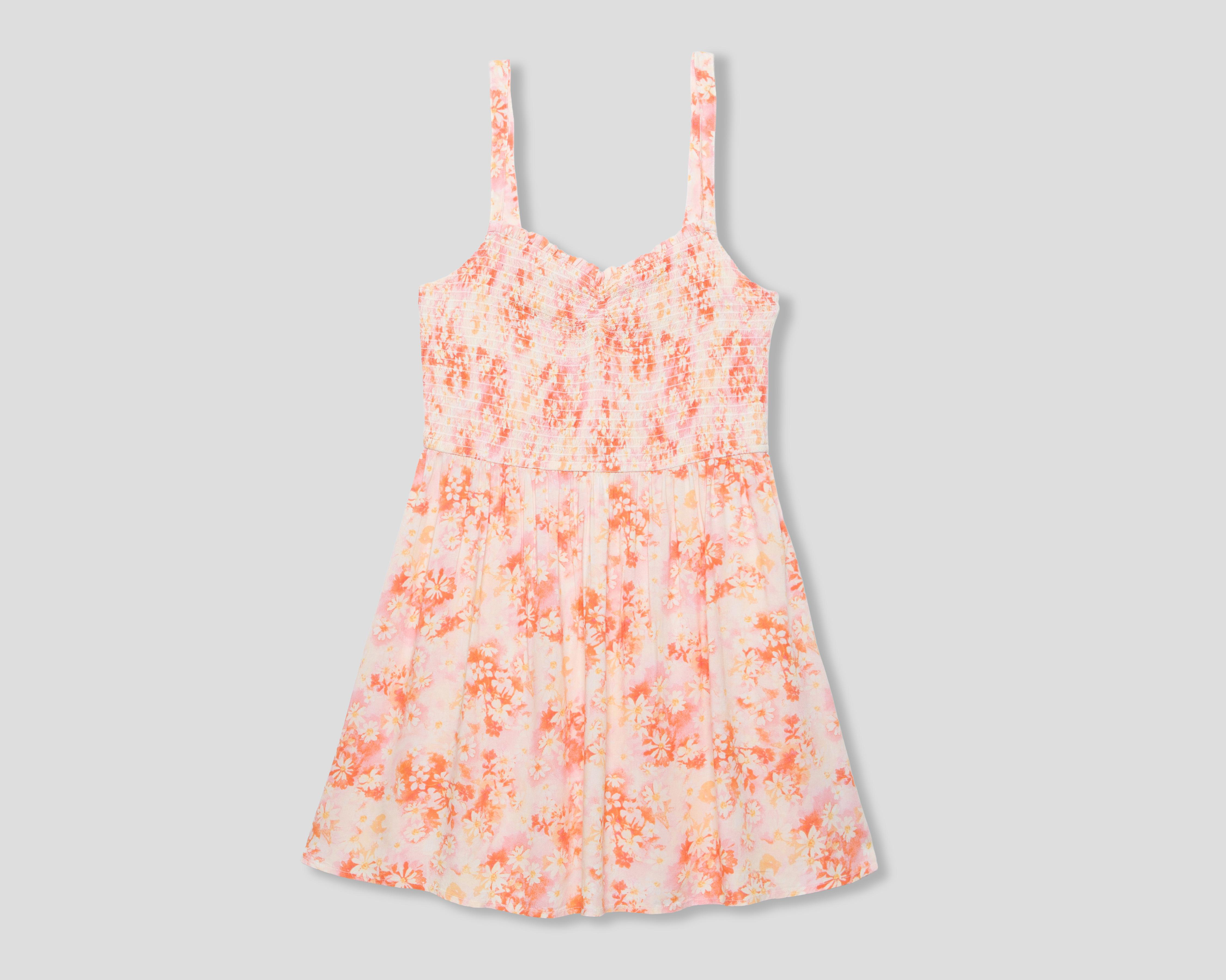Foto 2 pulgar | Vestido Casual American Eagle Mini Floral de Tirantes para Mujer