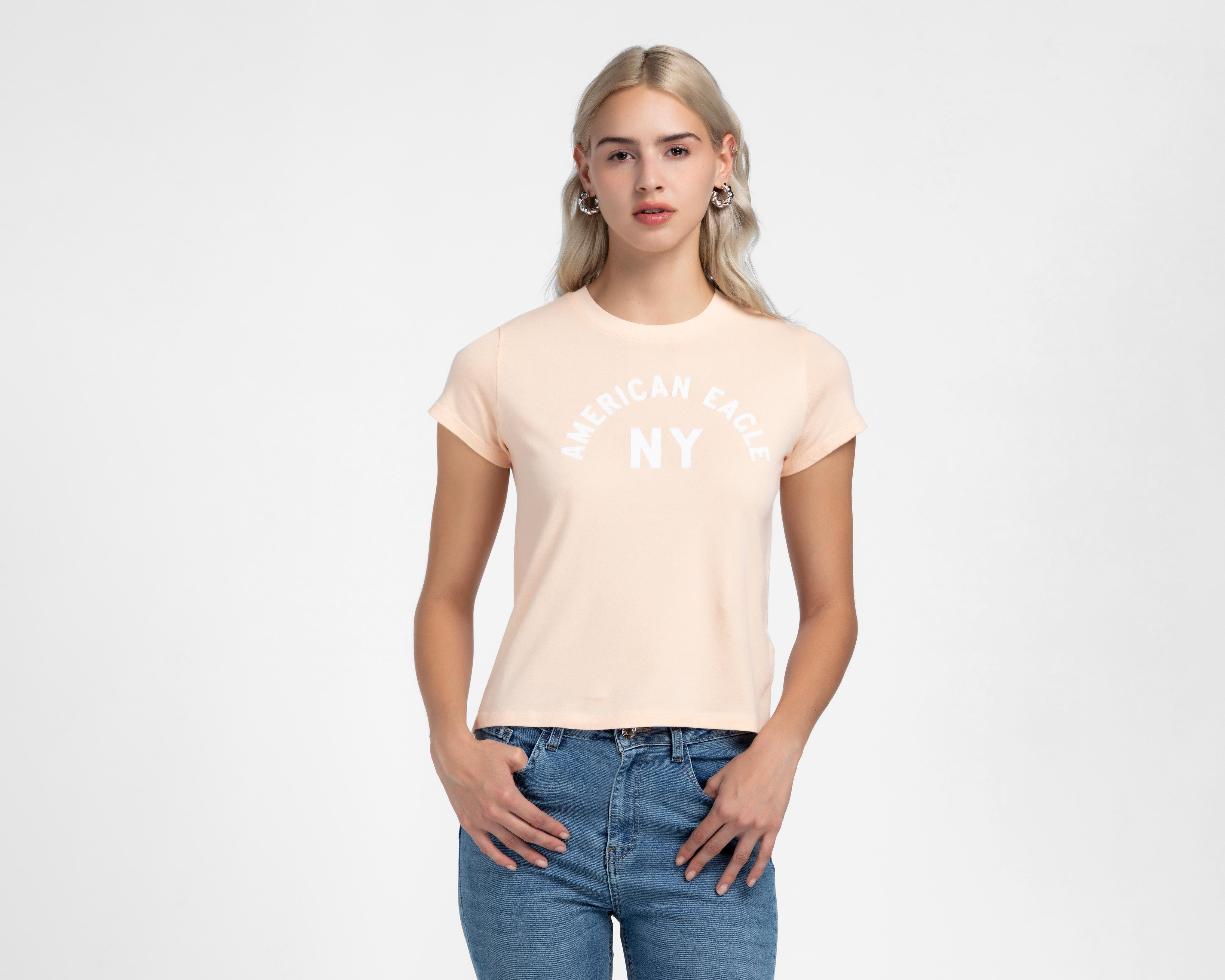Playera Manga Corta American Eagle para Mujer $240