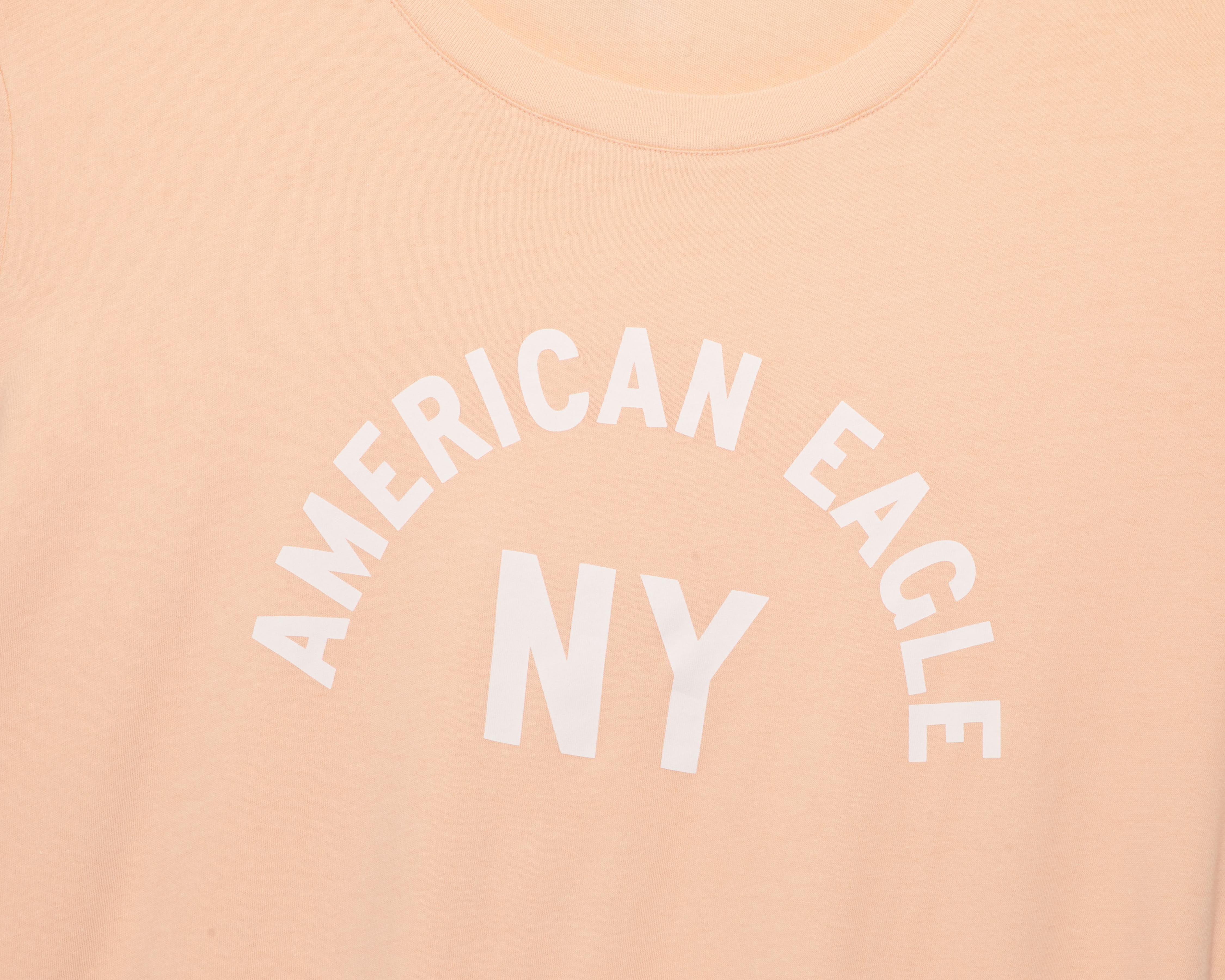 Foto 4 pulgar | Playera Manga Corta American Eagle para Mujer
