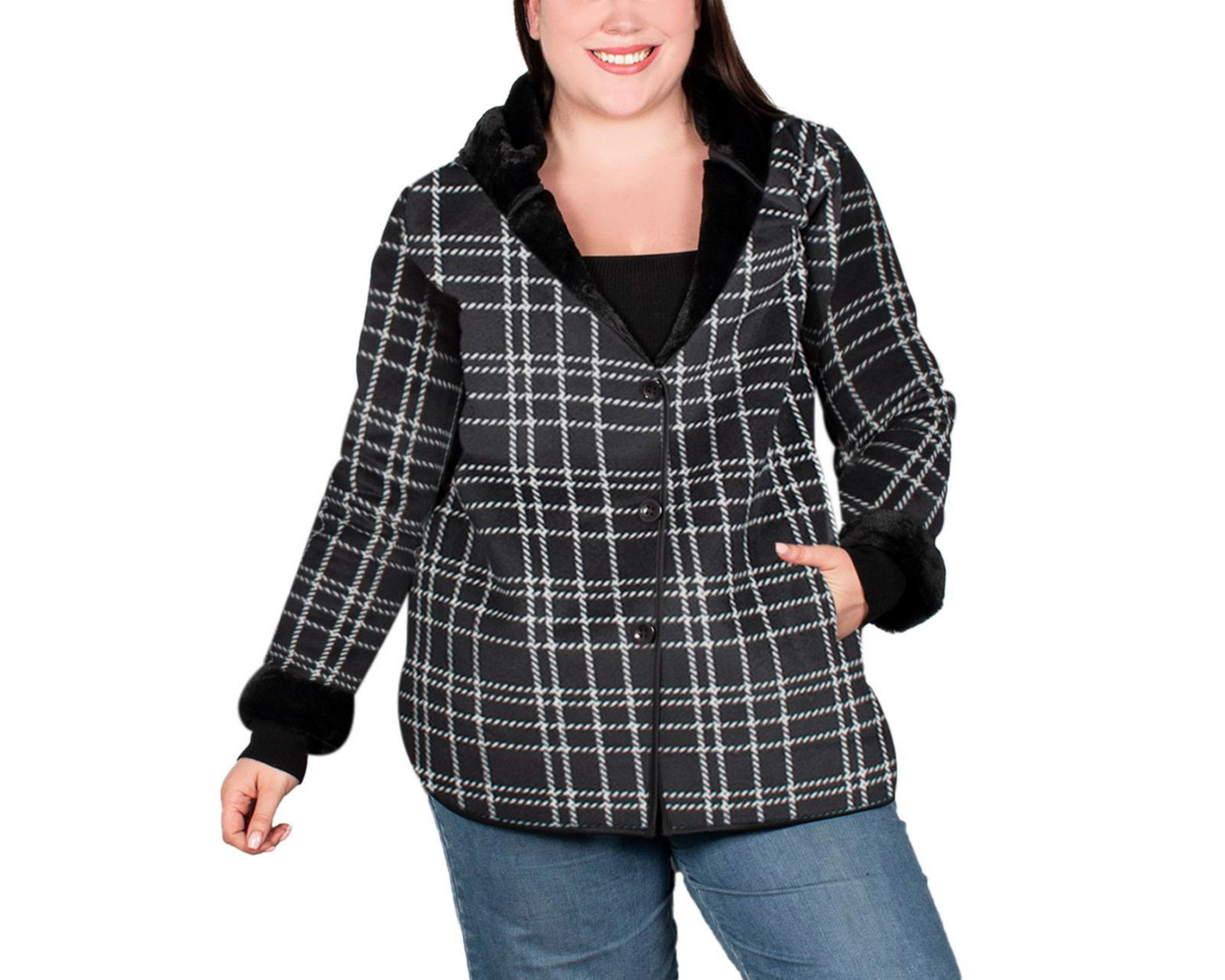 Abrigo con Capucha Greenlander para Mujer