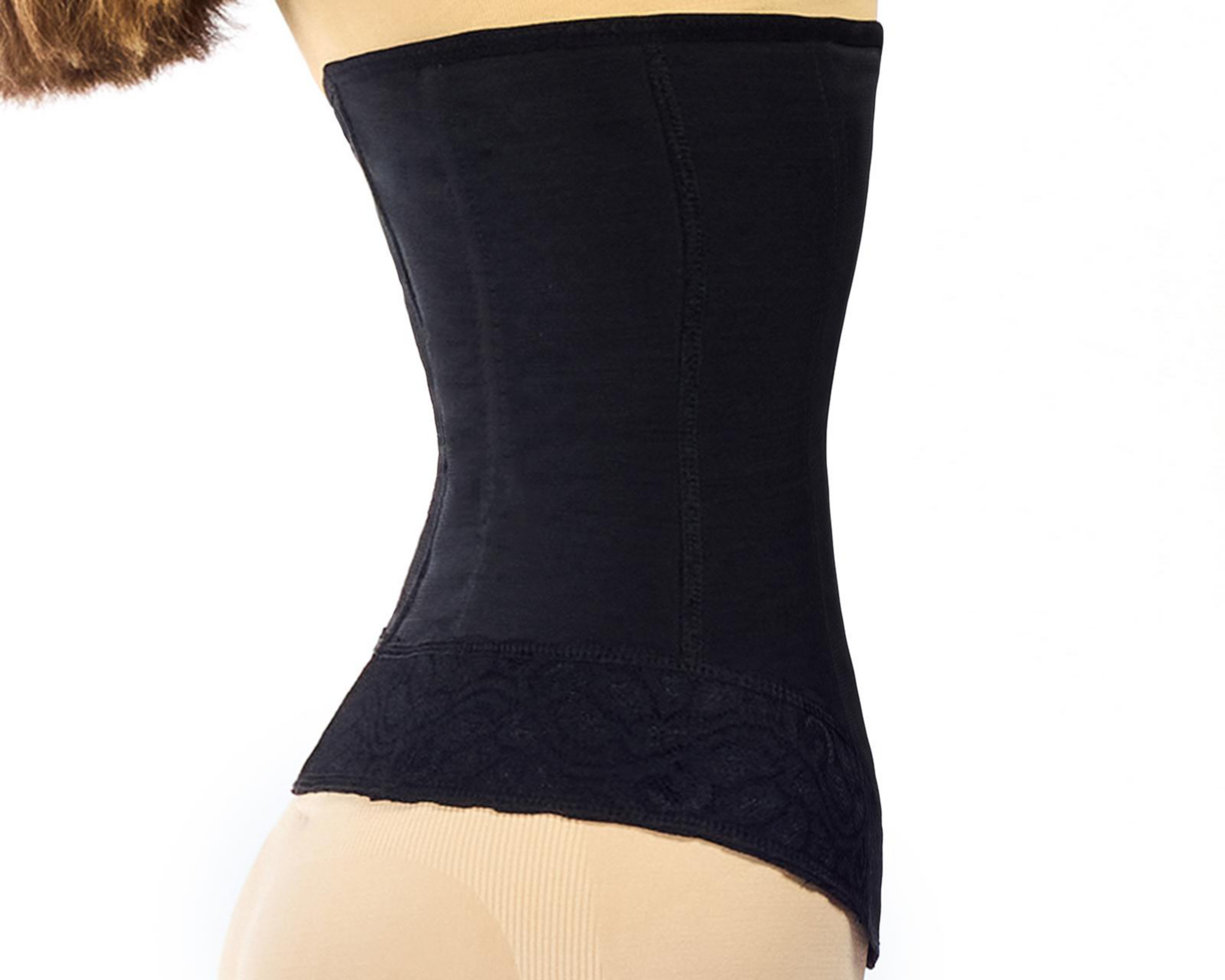 Foto 4 pulgar | Cinturilla Bravezza Negra para Mujer