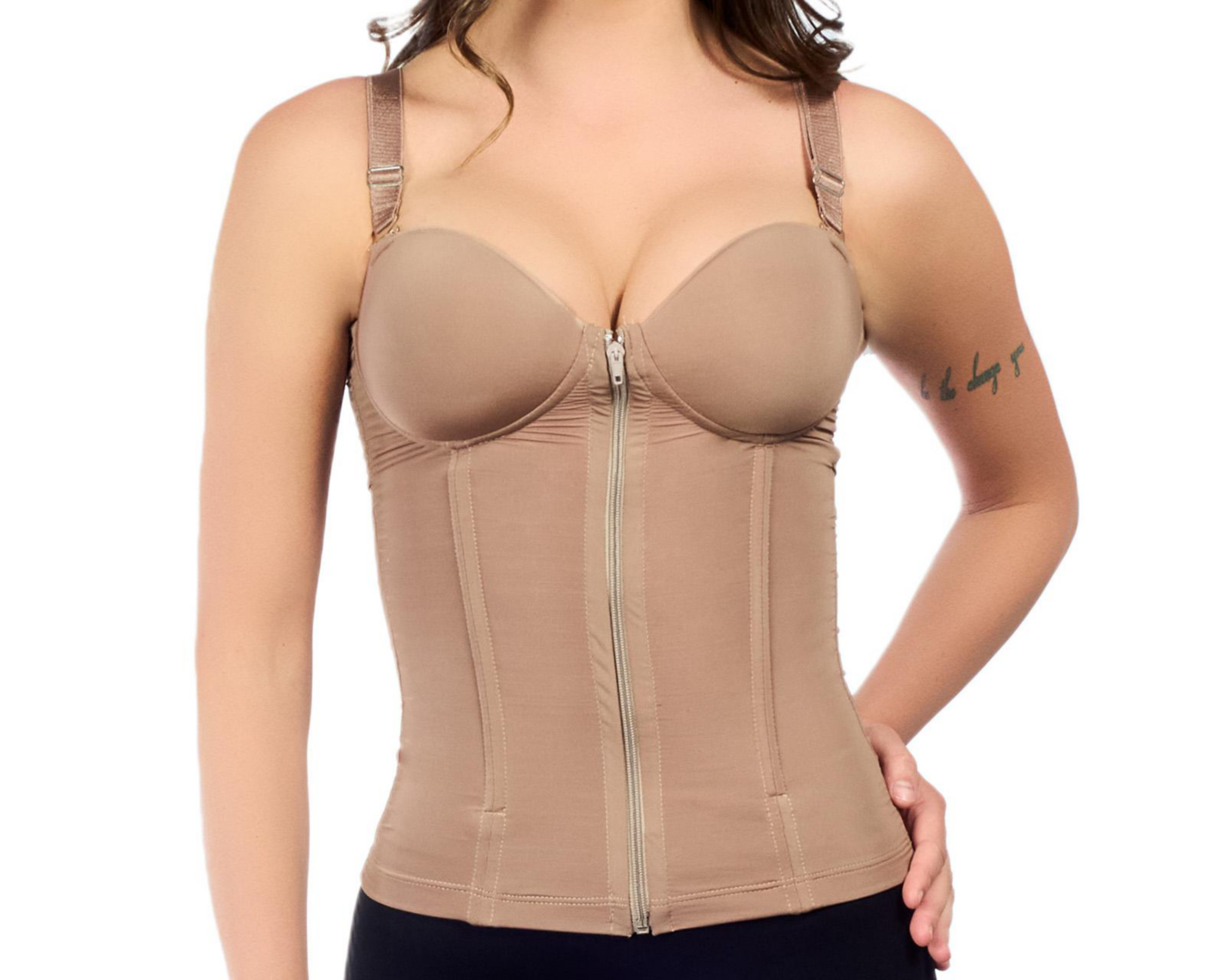 Faja con Control Bravezza Café para Mujer