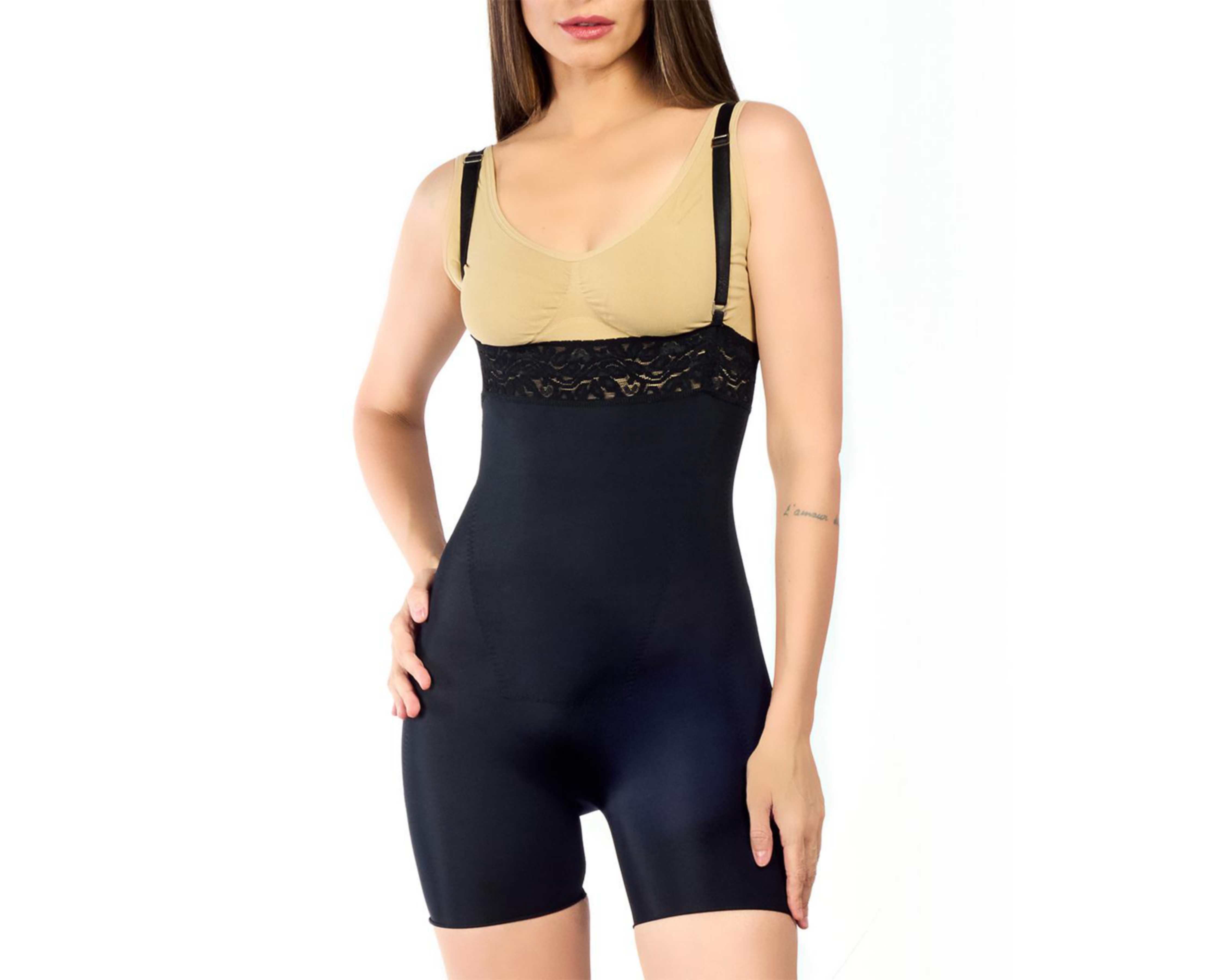 Body con Control Bravezza Negro para Mujer