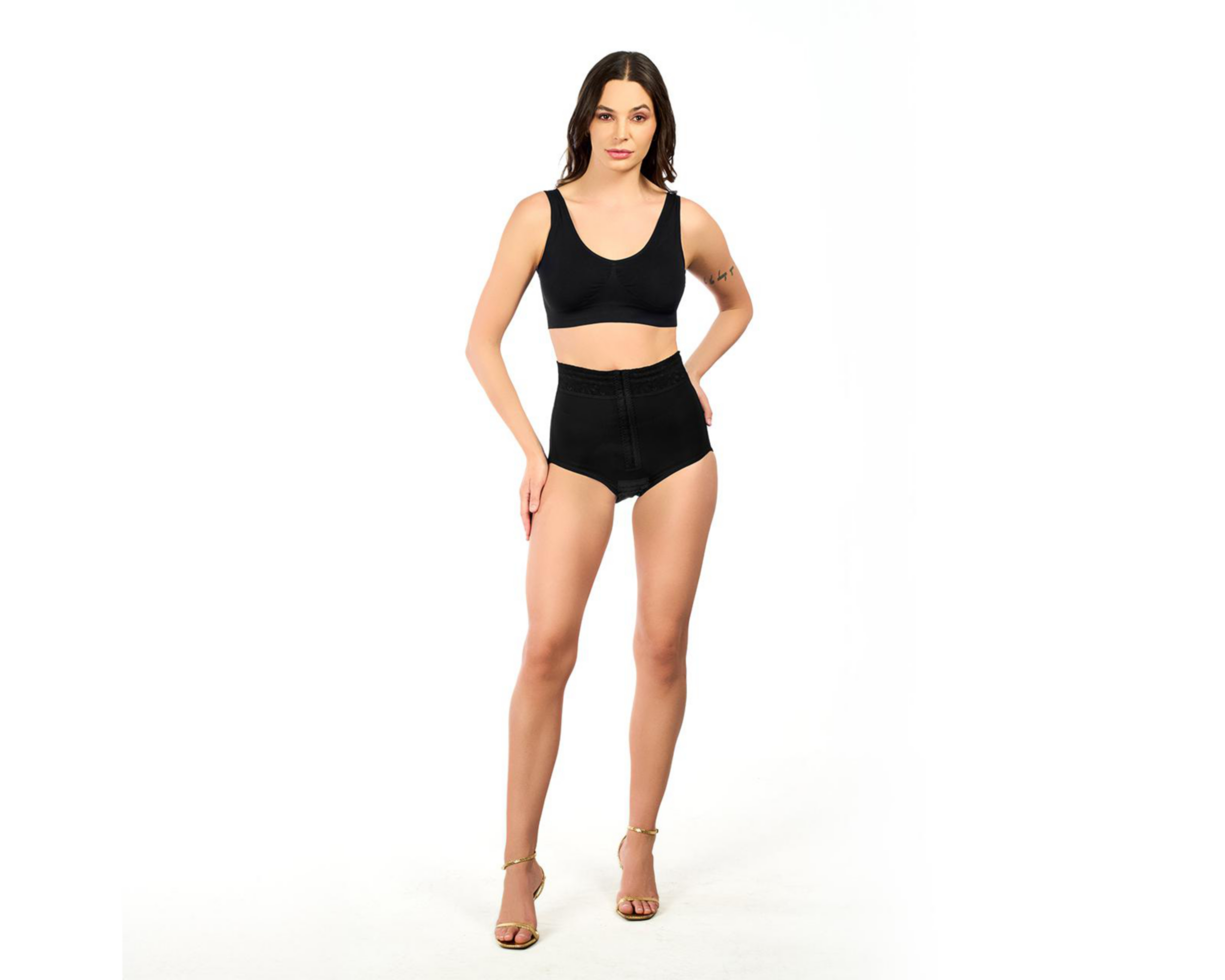 Faja tipo Panti Bravezza Negra para Mujer $229