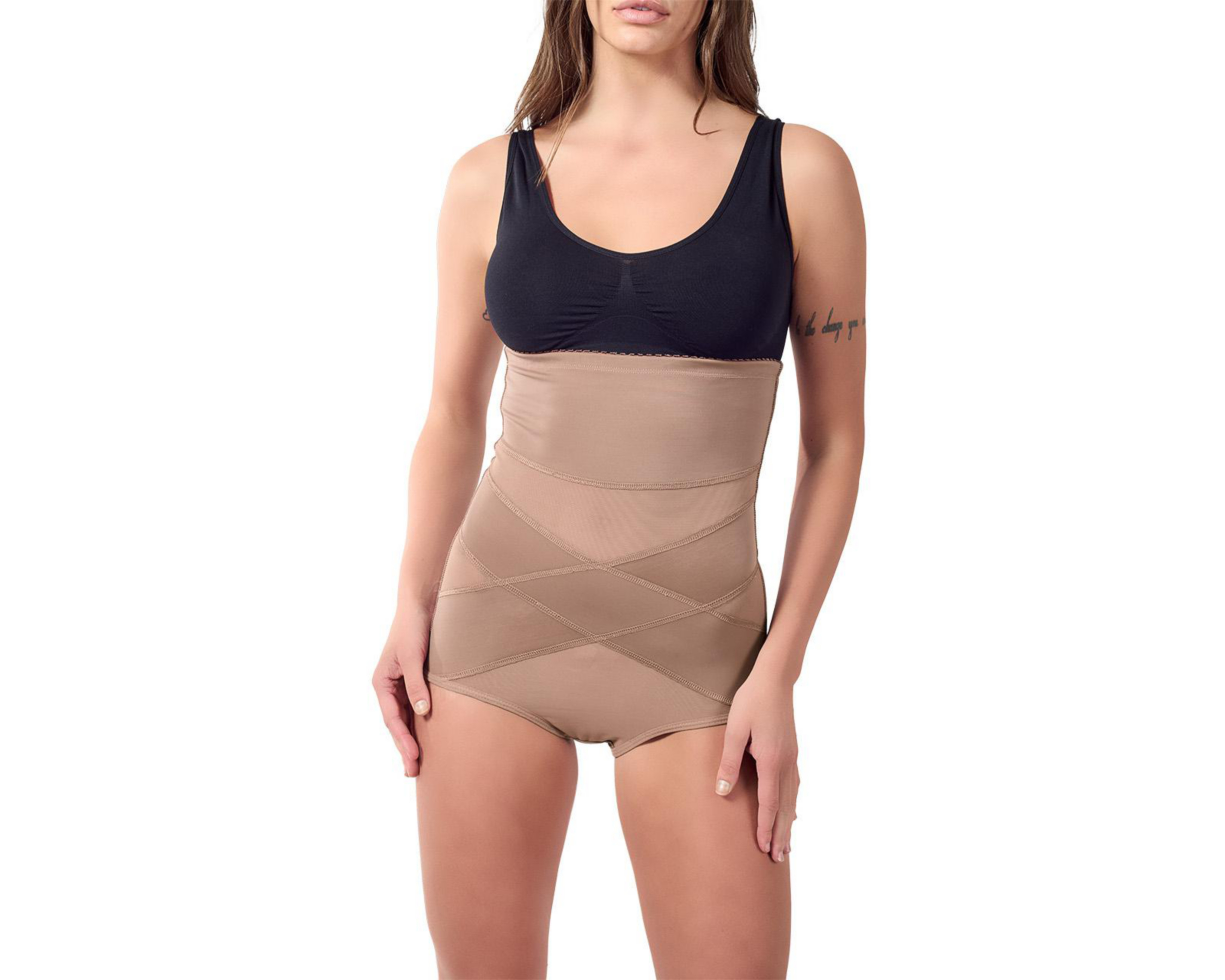 Foto 2 pulgar | Body con Control Bravezza Café para Mujer