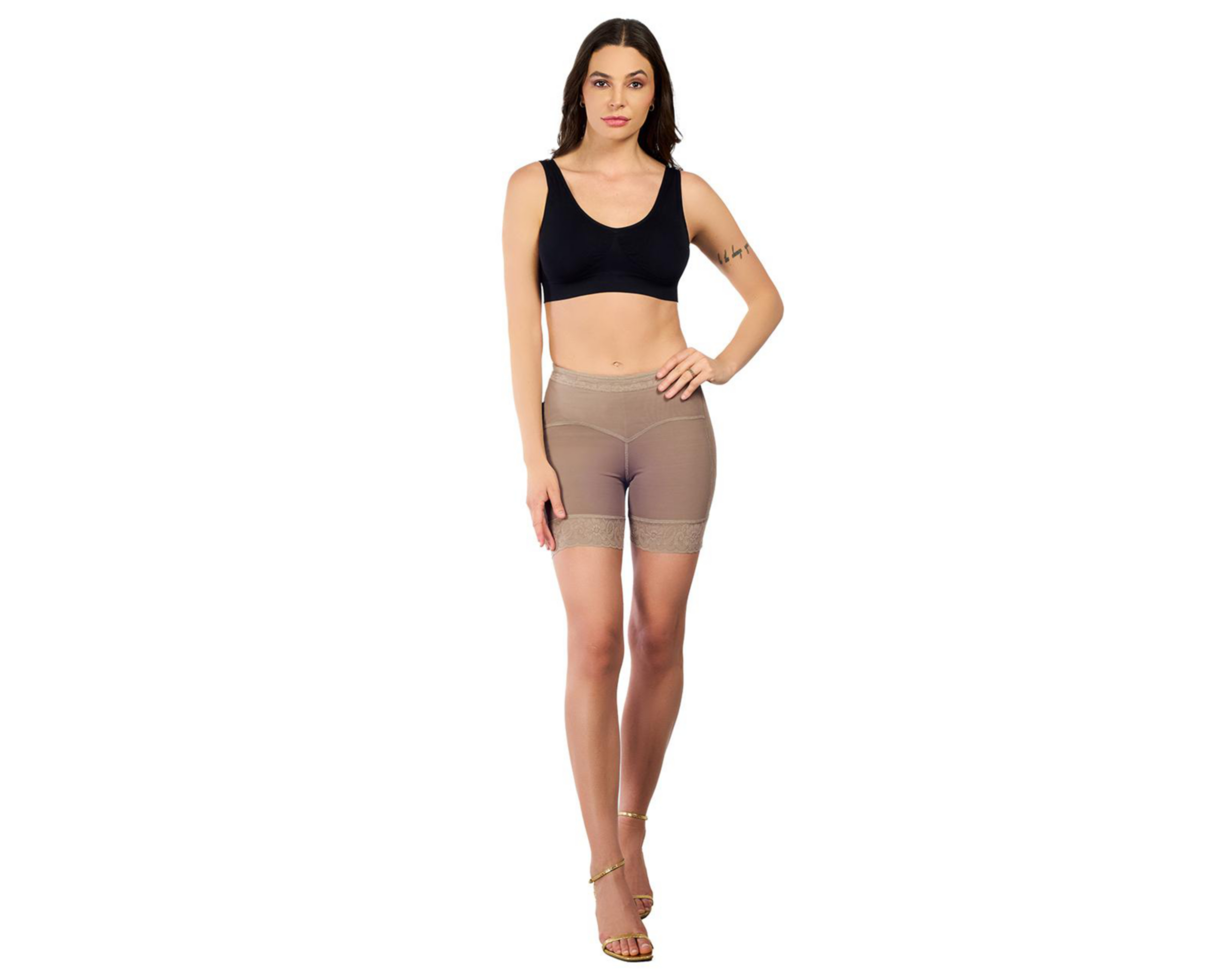 Foto 4 | Bóxer Control Bravezza con Encaje para Mujer