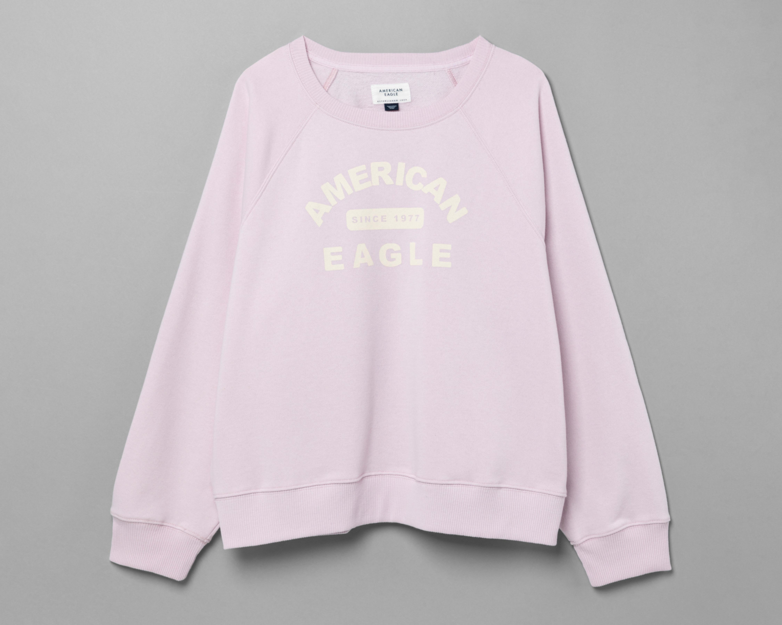 Foto 1 | Sudadera American Eagle Lila Estampada
