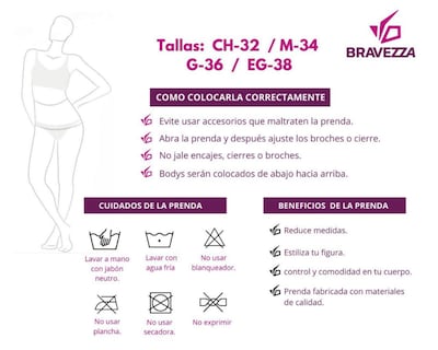 Foto 6 | Camiseta Control Bravezza para Mujer