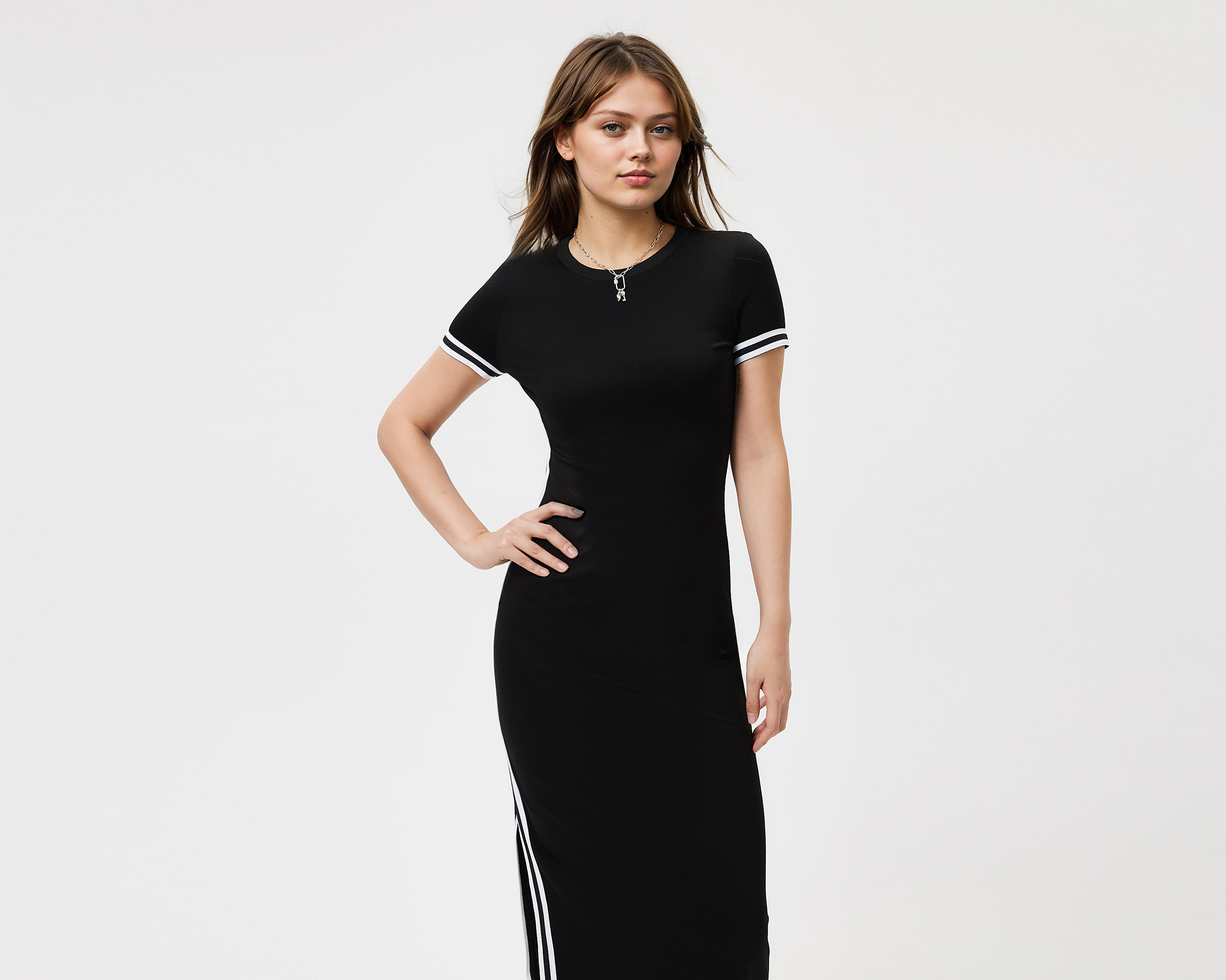 Foto 4 | Vestido Casual Savana Manga Corta Negro