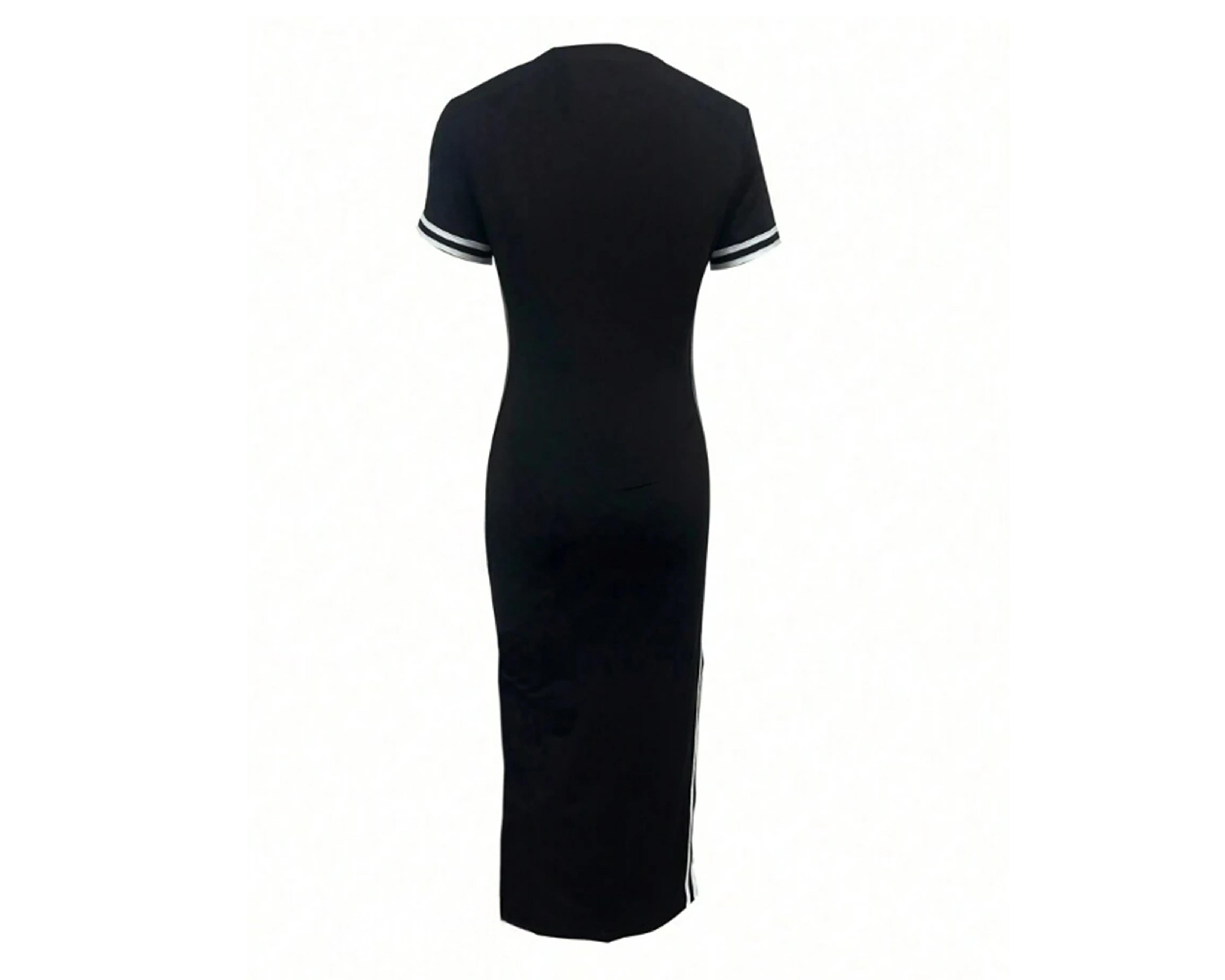Foto 7 pulgar | Vestido Casual Savana Manga Corta Negro