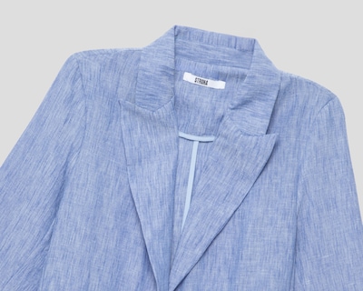 Foto 3 | Blazer Azul Strona para Mujer