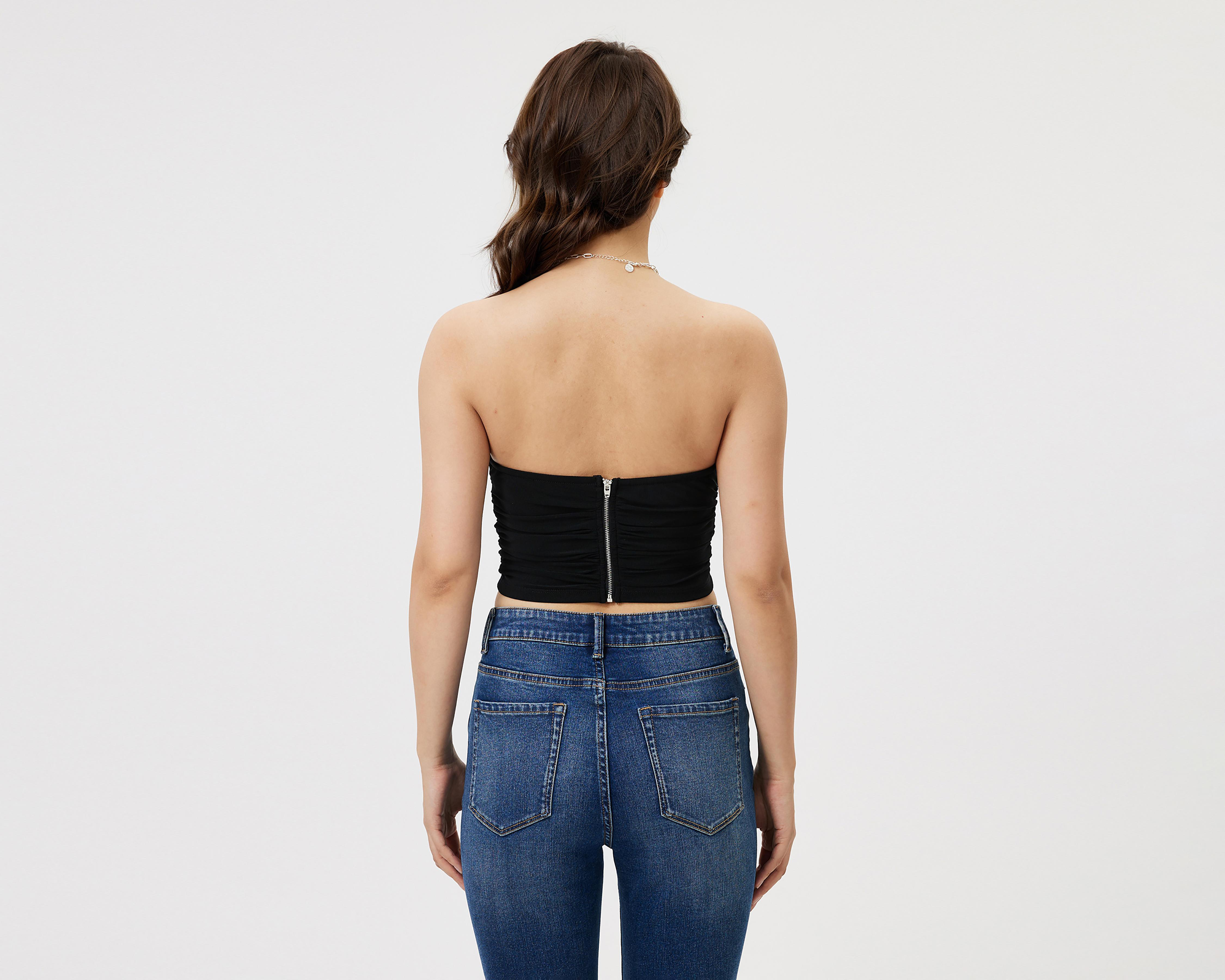 Foto 2 | Blusa Strapless Savana para Mujer