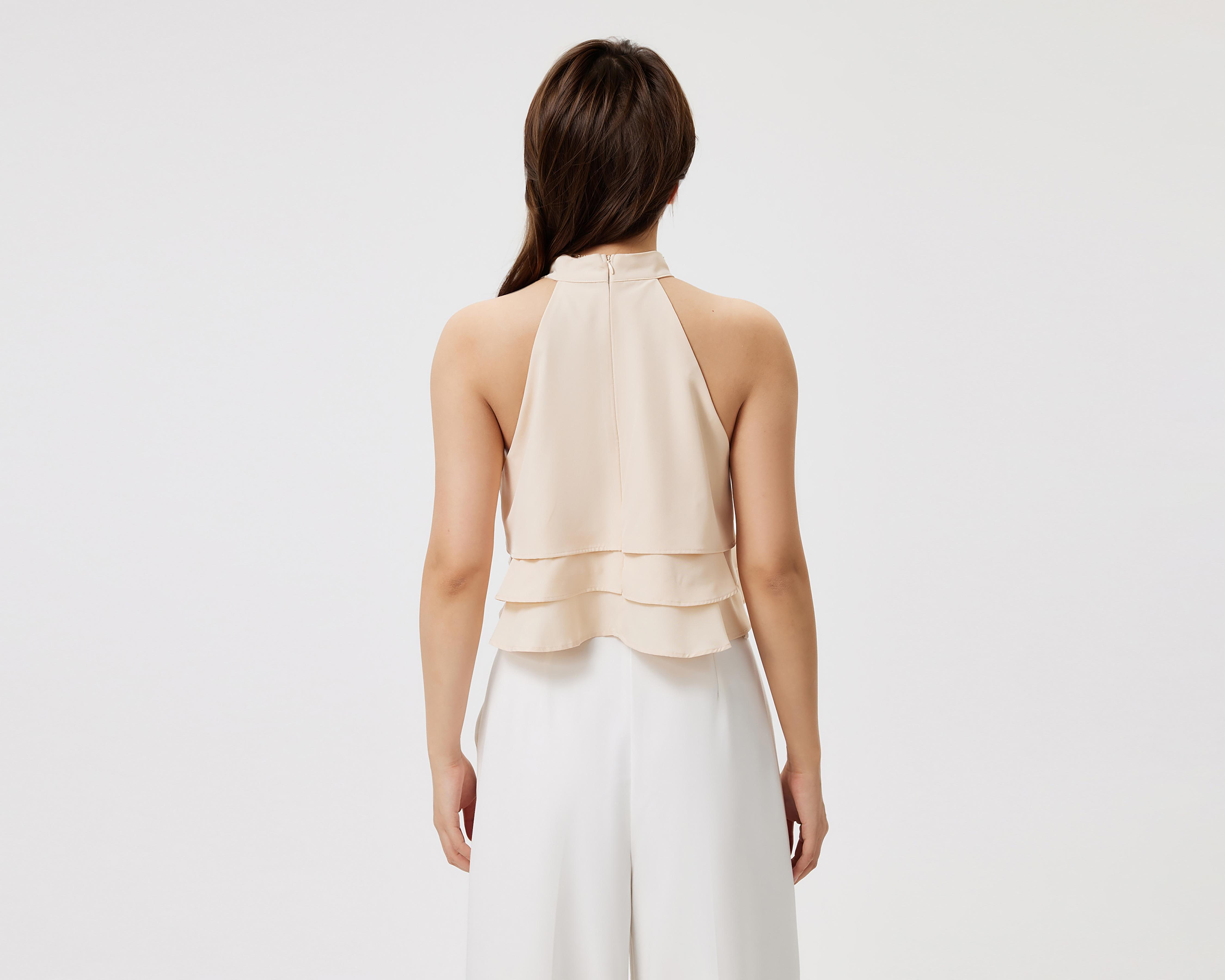 Foto 4 pulgar | Blusa Savana sin Mangas para Mujer