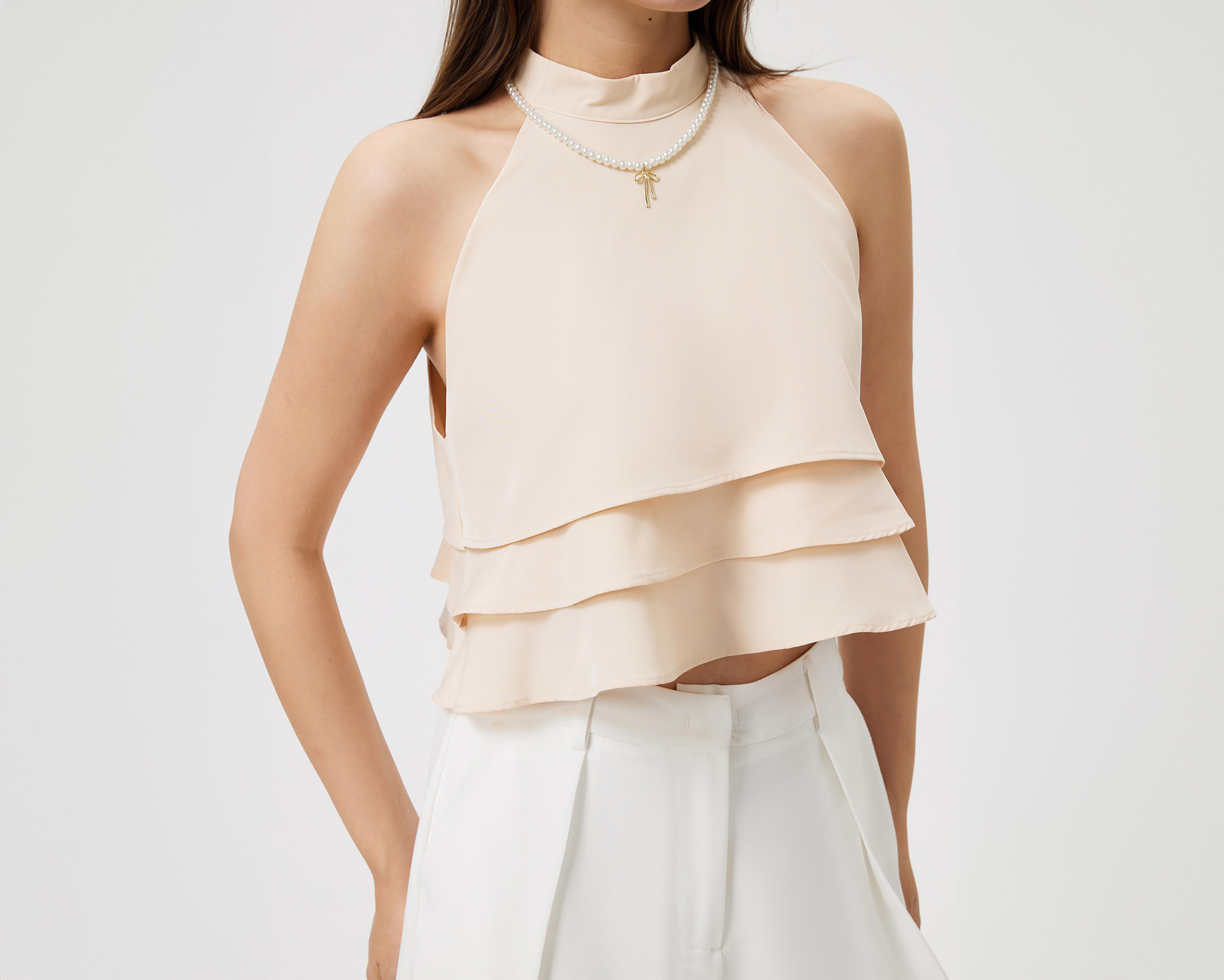 Foto 4 | Blusa Savana sin Mangas para Mujer