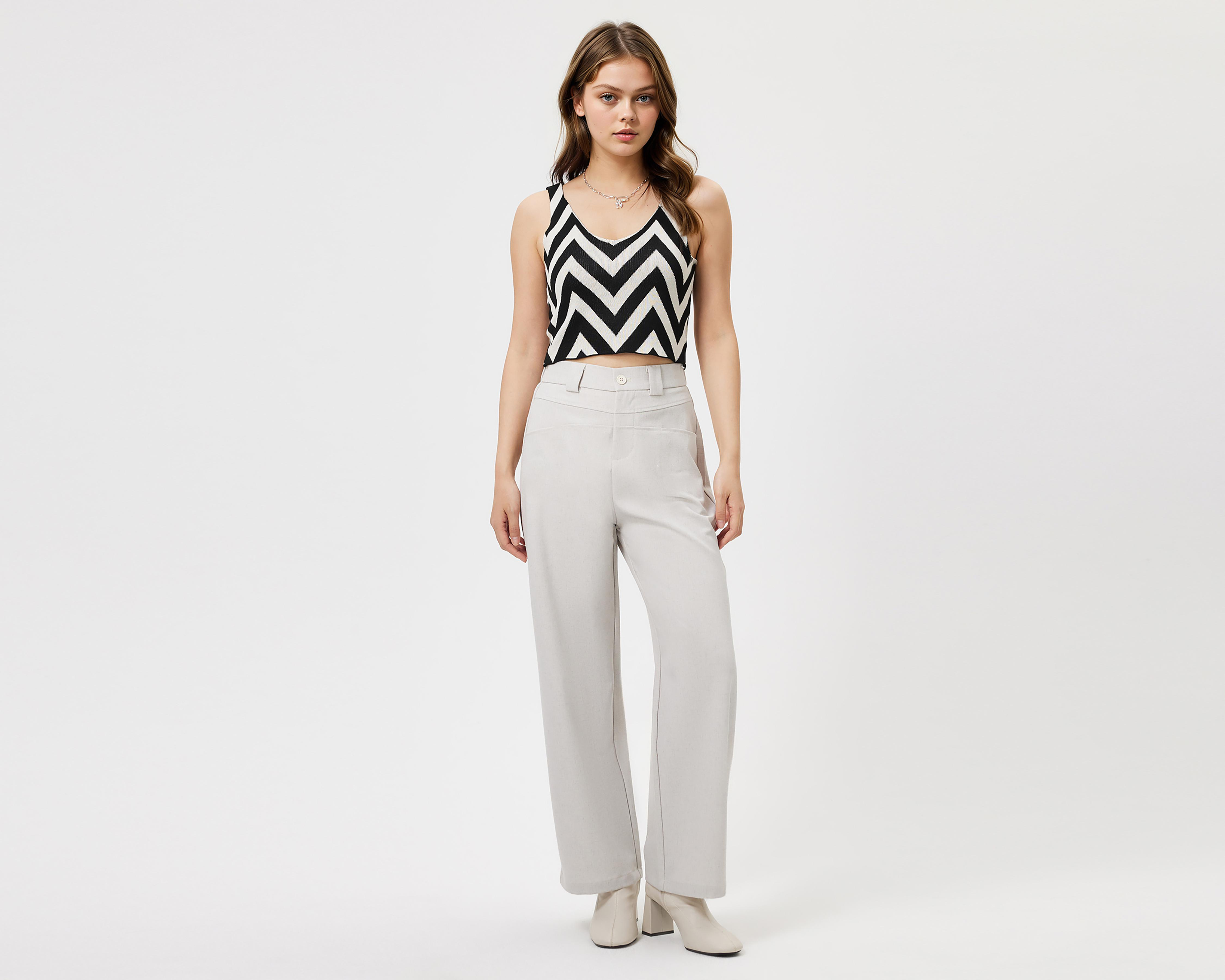Foto 5 | Crop Top Savana a Rayas para Mujer