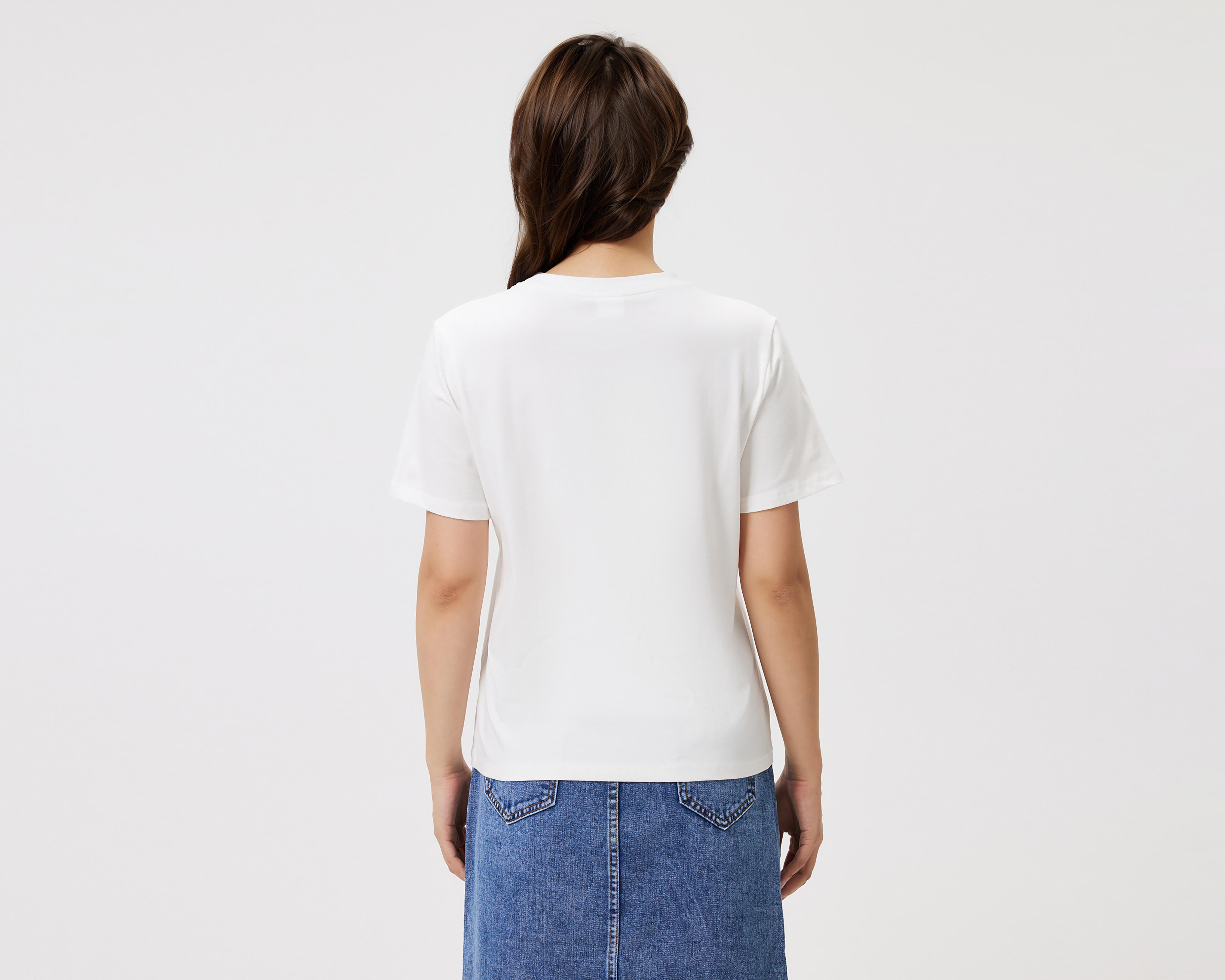 Foto 4 pulgar | Playera Savana Manga Corta para Mujer