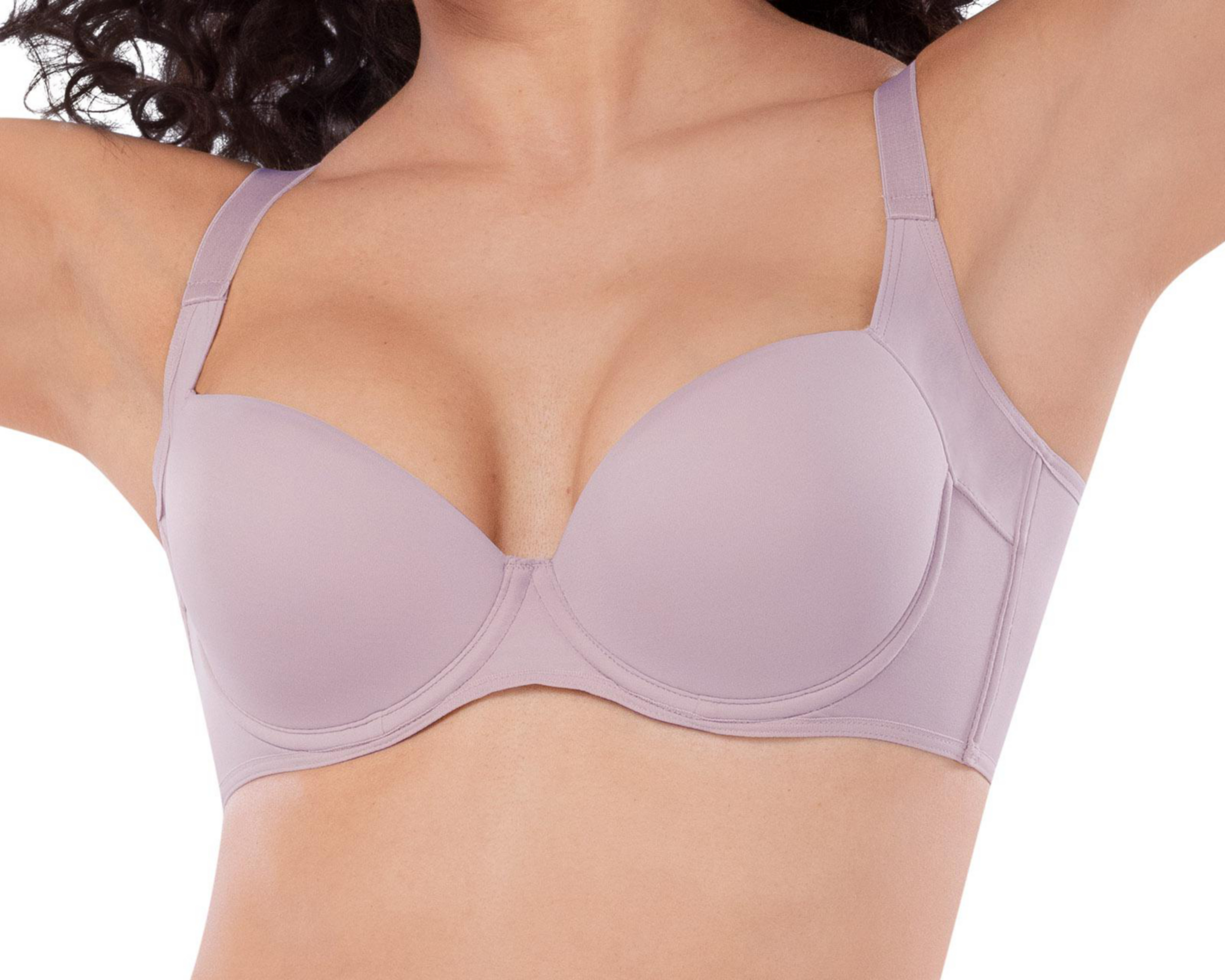 Brasier Media Copa Hanes con Varilla para Mujer