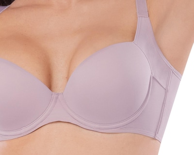 Foto 3 | Brasier Media Copa Hanes con Varilla para Mujer