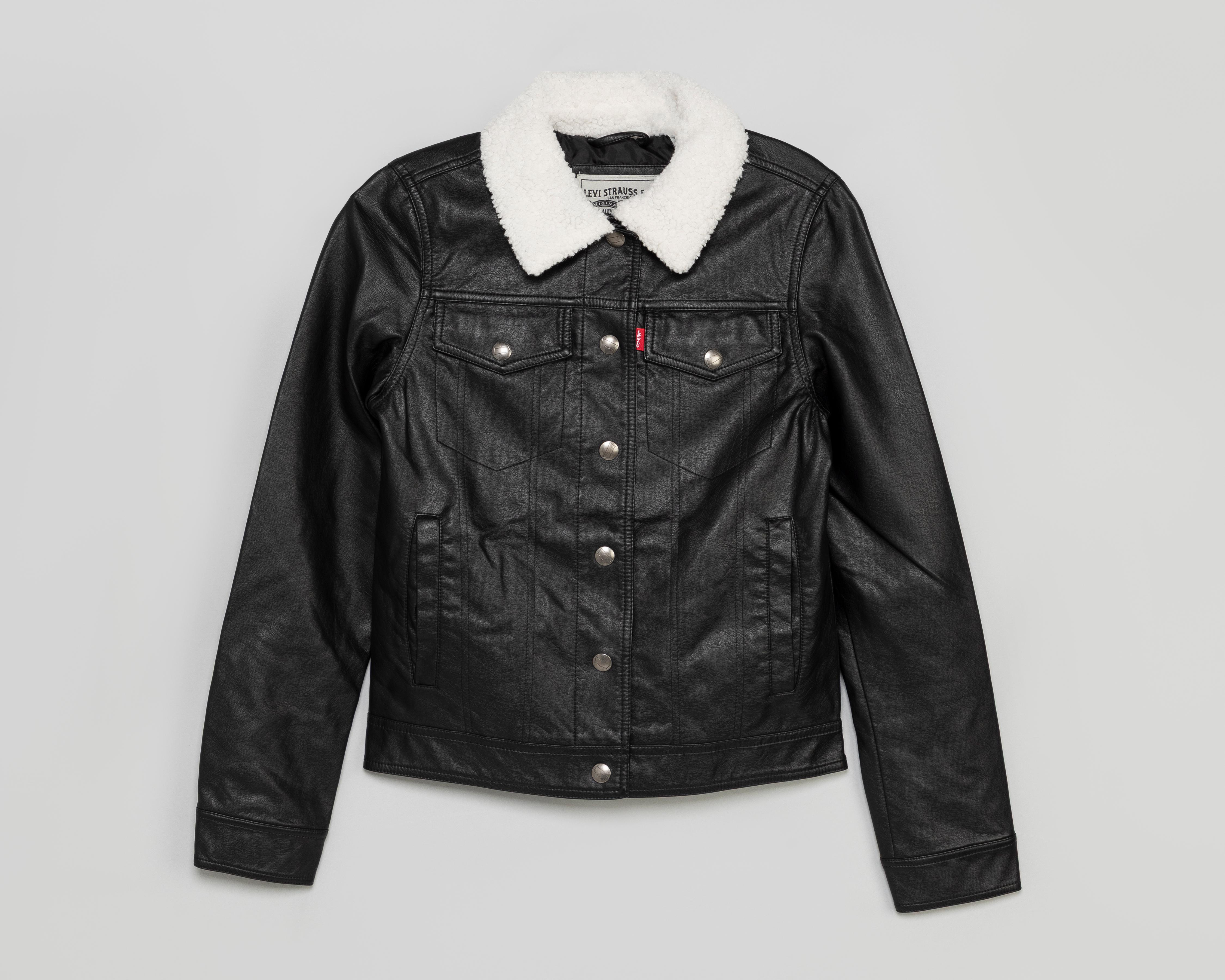 Foto 2 pulgar | Chamarra tipo Piel Levi's para Mujer