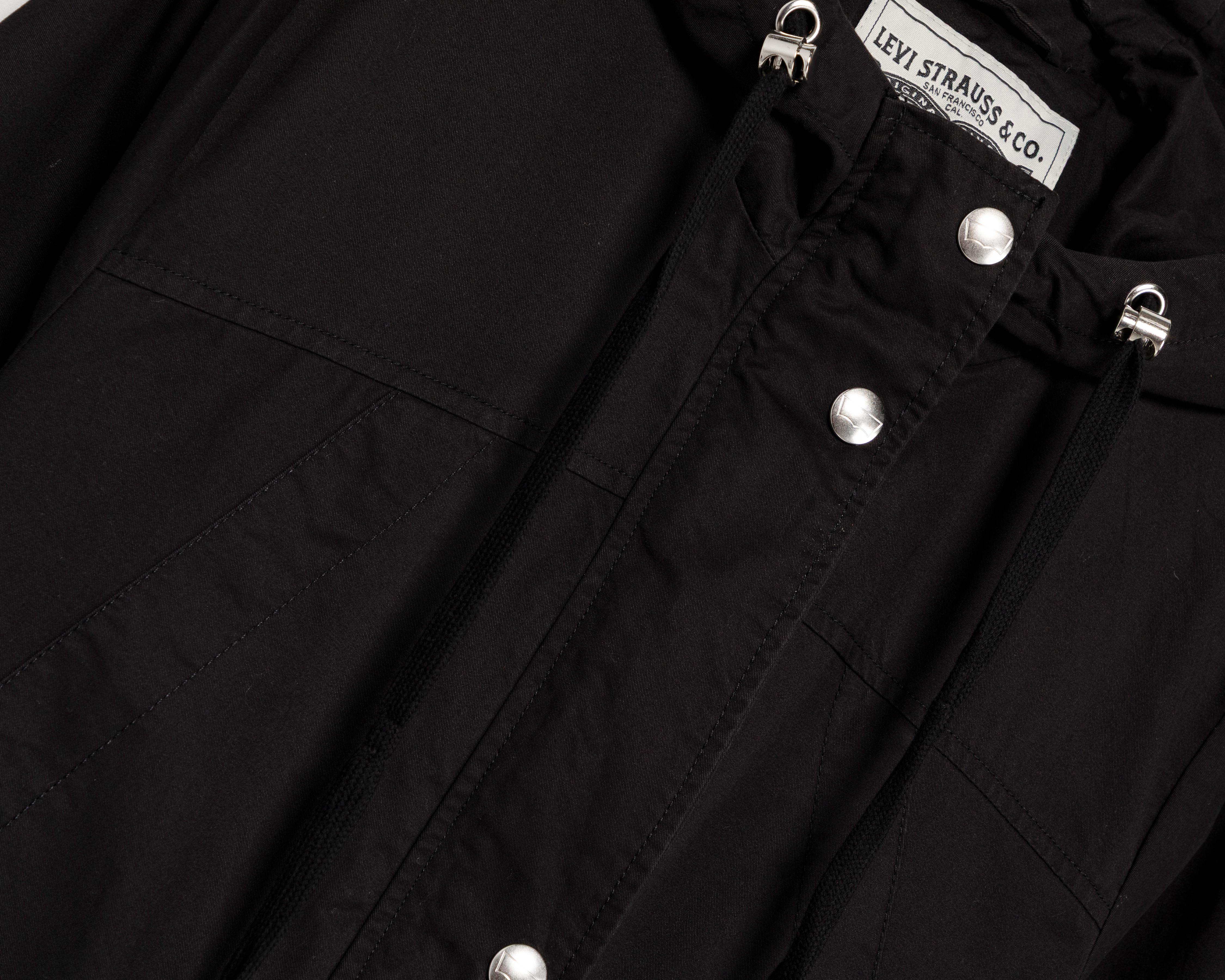 Foto 3 | Chamarra Negra Levi's para Mujer