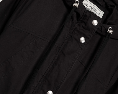 Foto 3 | Chamarra Negra Levi's para Mujer